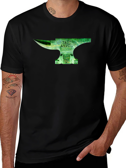 Jade Anvil Black T-Shirt - Vintage Style