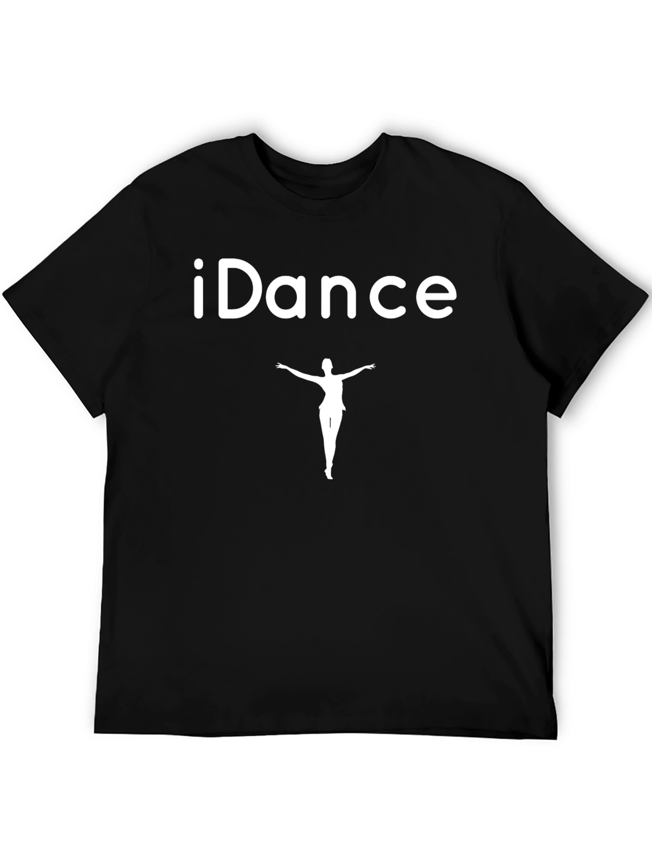 iDance Graphic Tee - Dancer Silhouette - Black T-Shirt