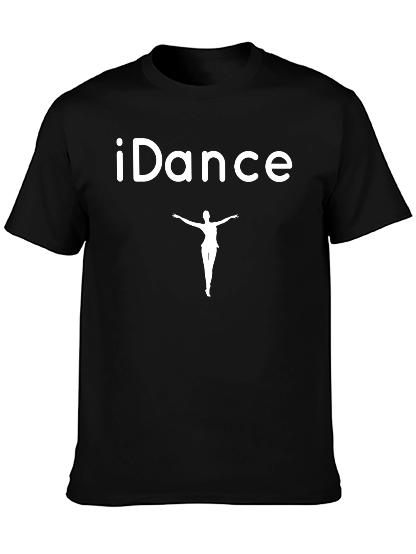 iDance Graphic Tee - Dancer Silhouette - Black T-Shirt