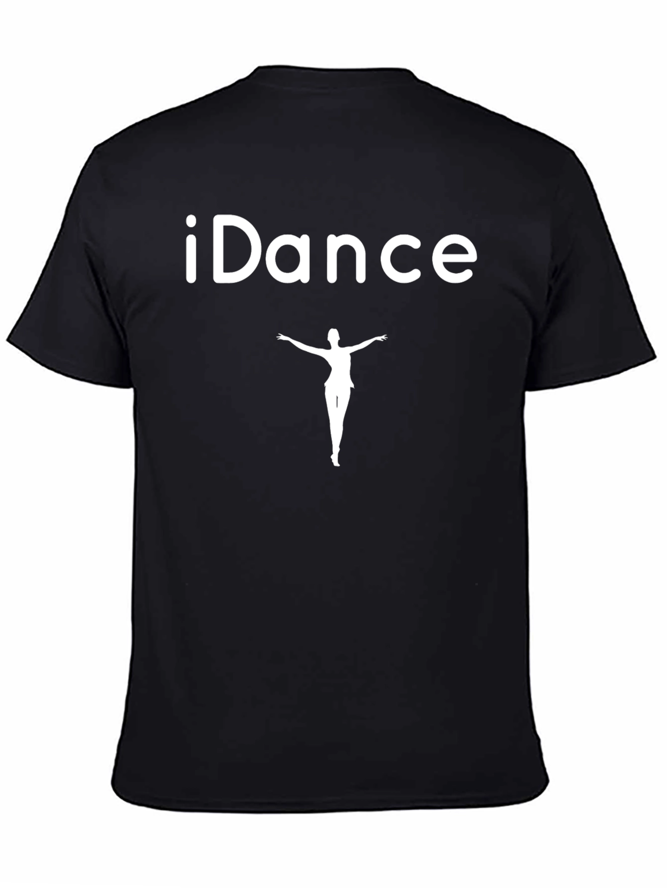 iDance Graphic Tee - Dancer Silhouette - Black T-Shirt