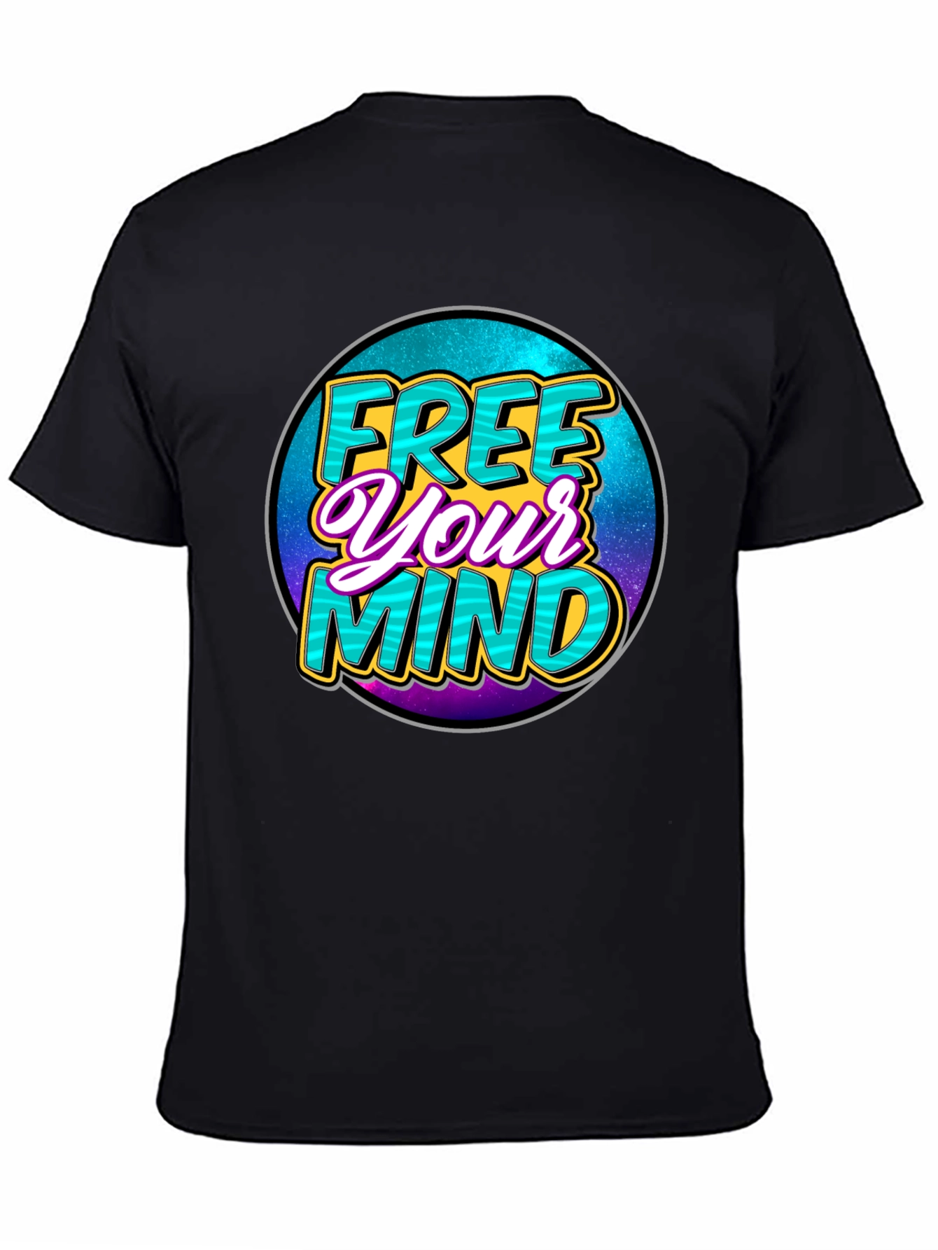 Free Your Mind Graphic Tee - Black