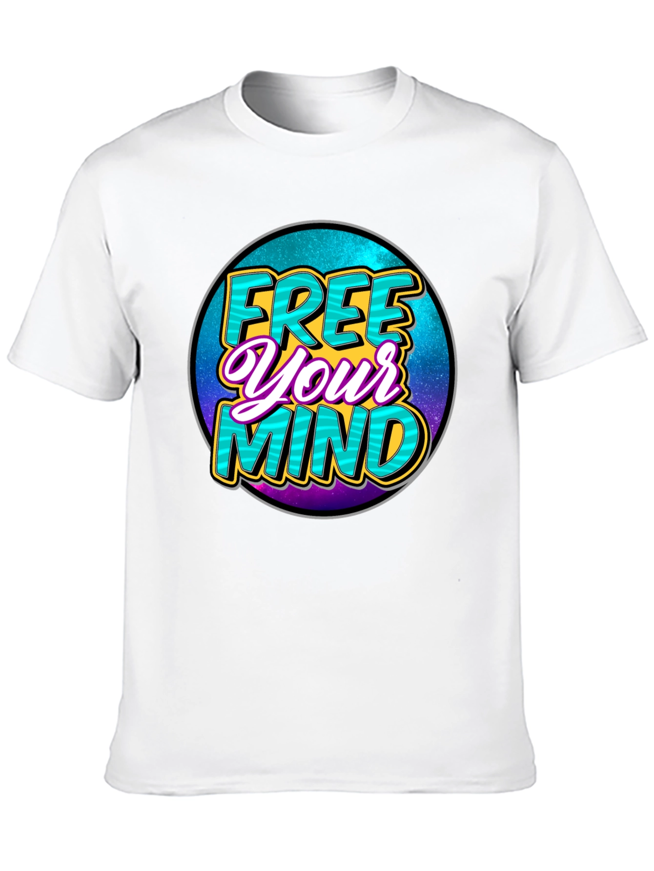 Free Your Mind Graphic Tee - Black