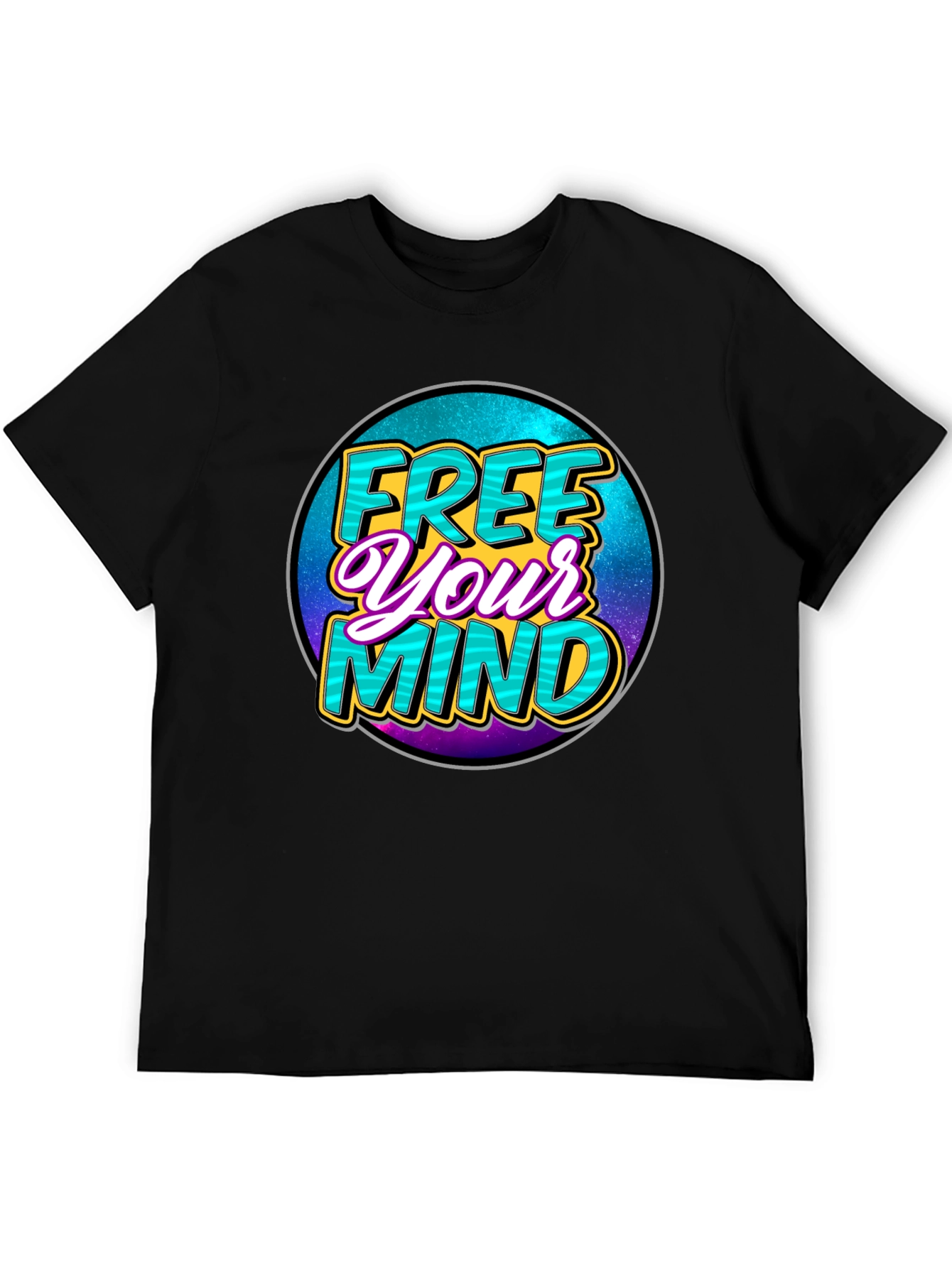 Free Your Mind Graphic Tee - Black
