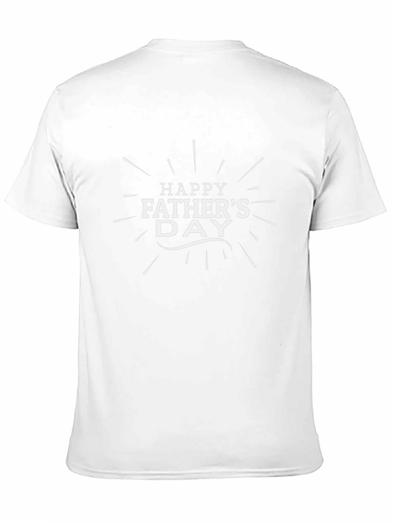 Happy Fathers Day Black T-Shirt