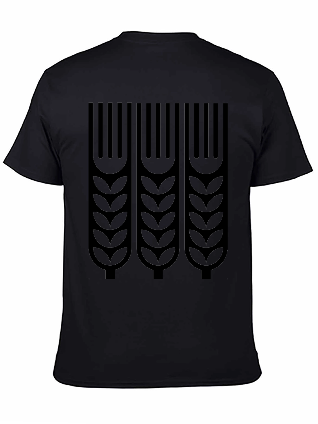 Wheat Graphic Print T-Shirt - Stylish Casual Tee