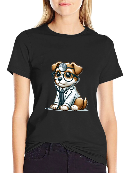 Doctor Dog T-Shirt - Cute Animal Tee