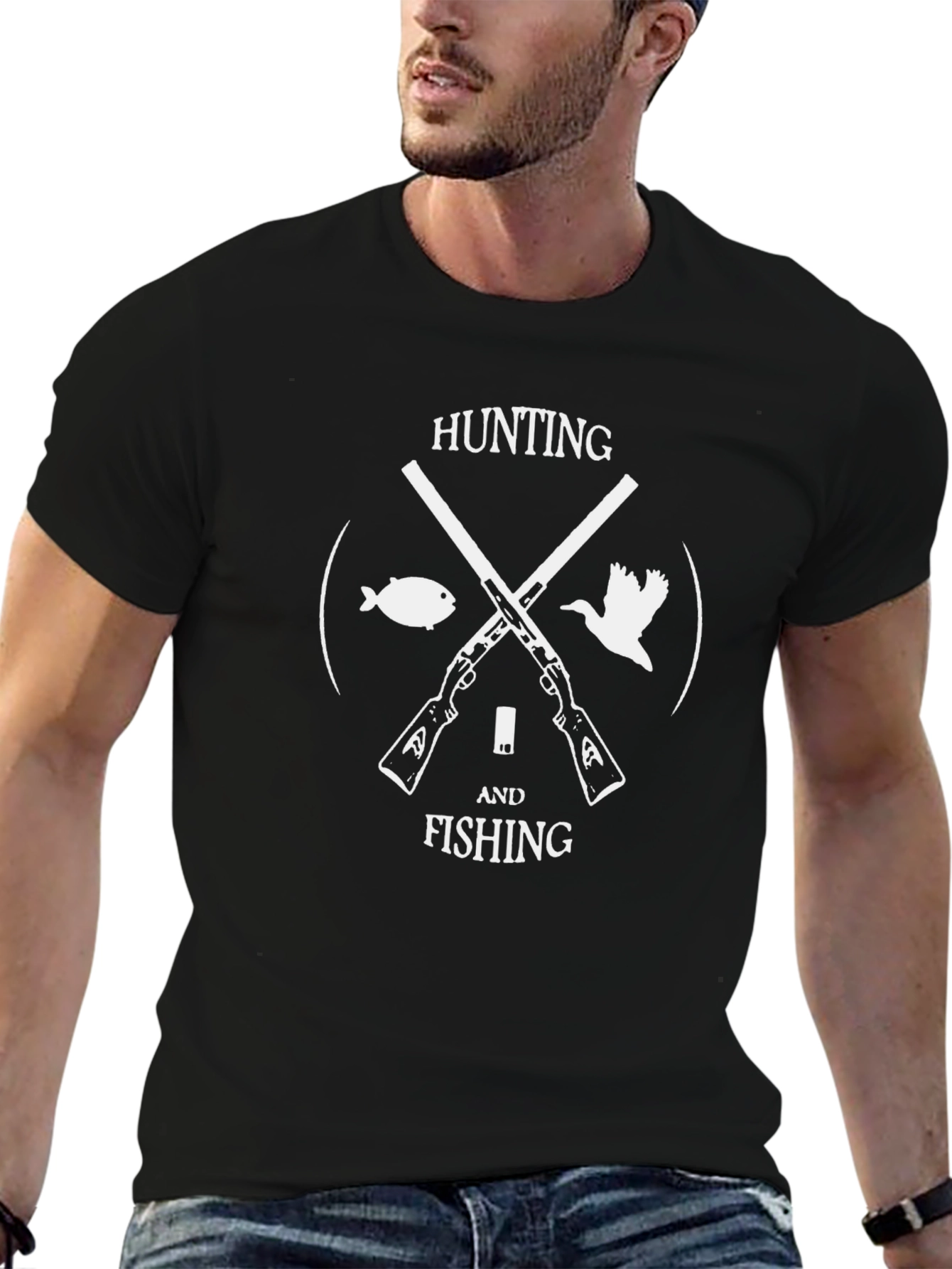 Hunting & Fishing Graphic T-Shirt