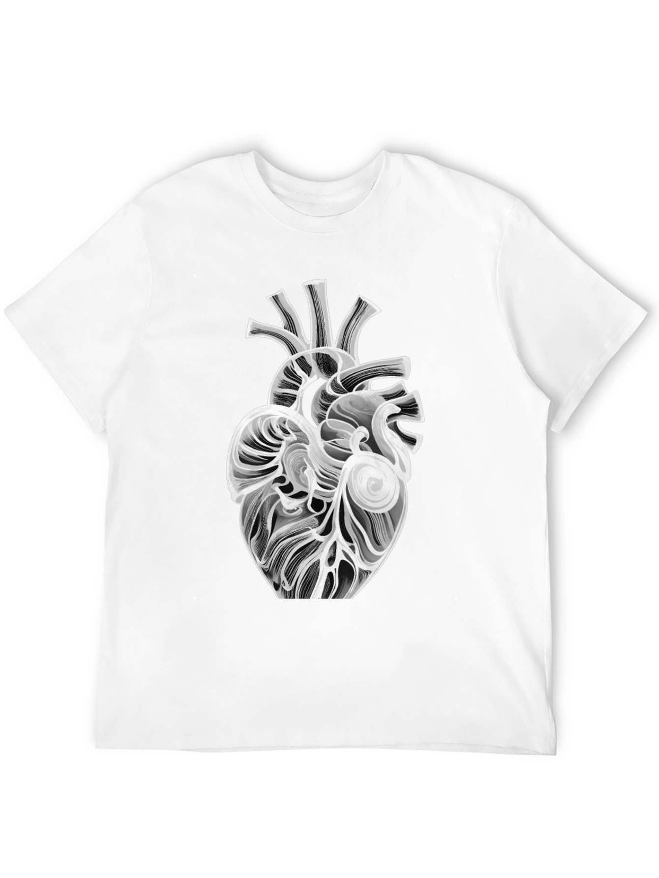Anatomical Heart Graphic Tee - Black