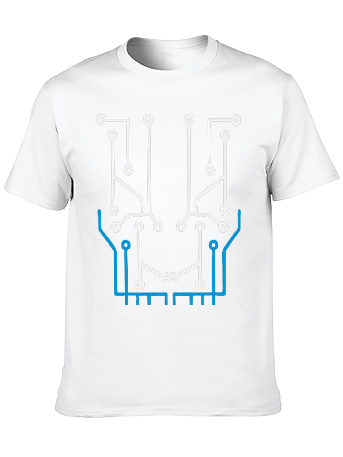 Circuit Board Graphic T-Shirt