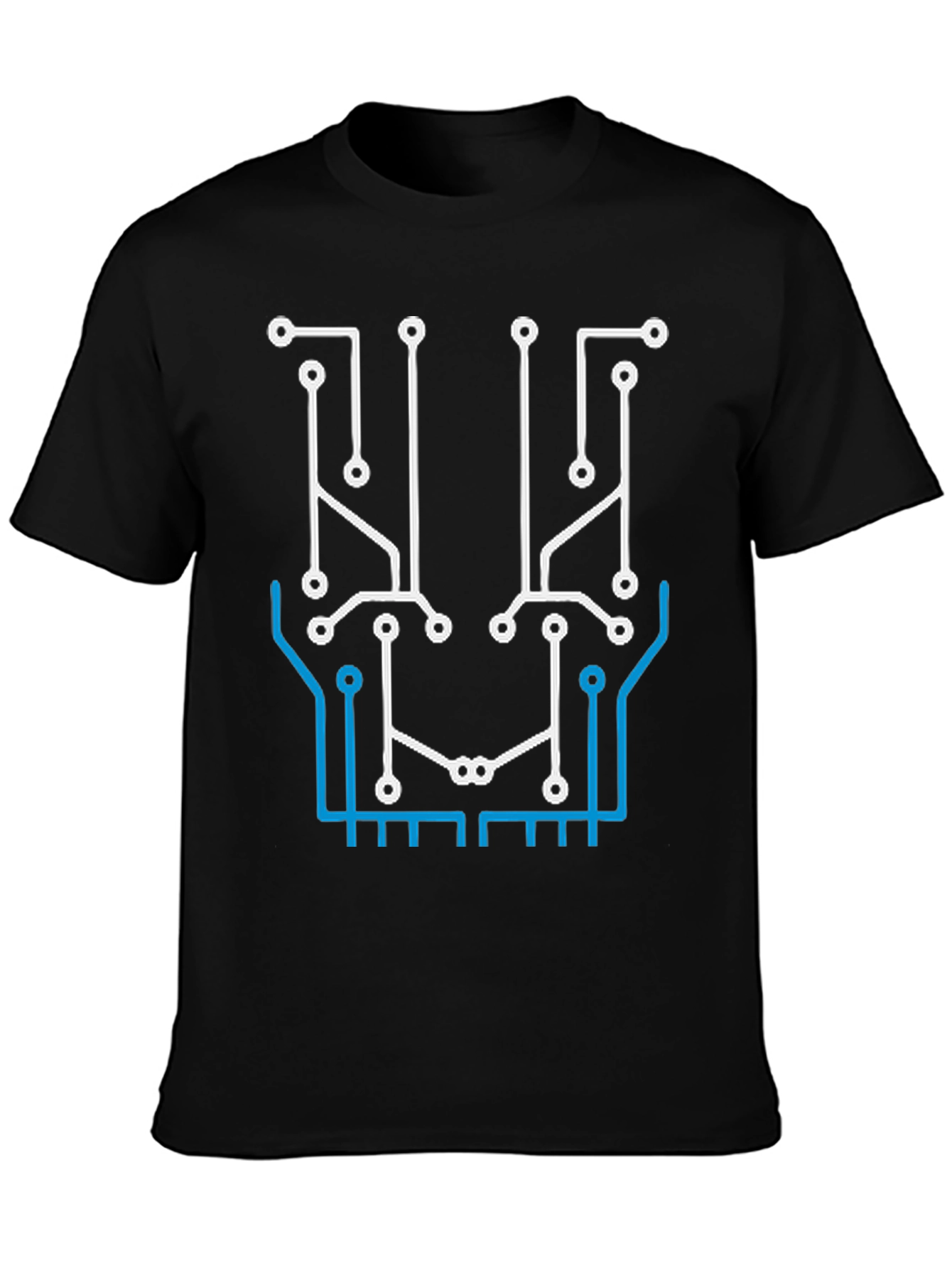Circuit Board Graphic T-Shirt