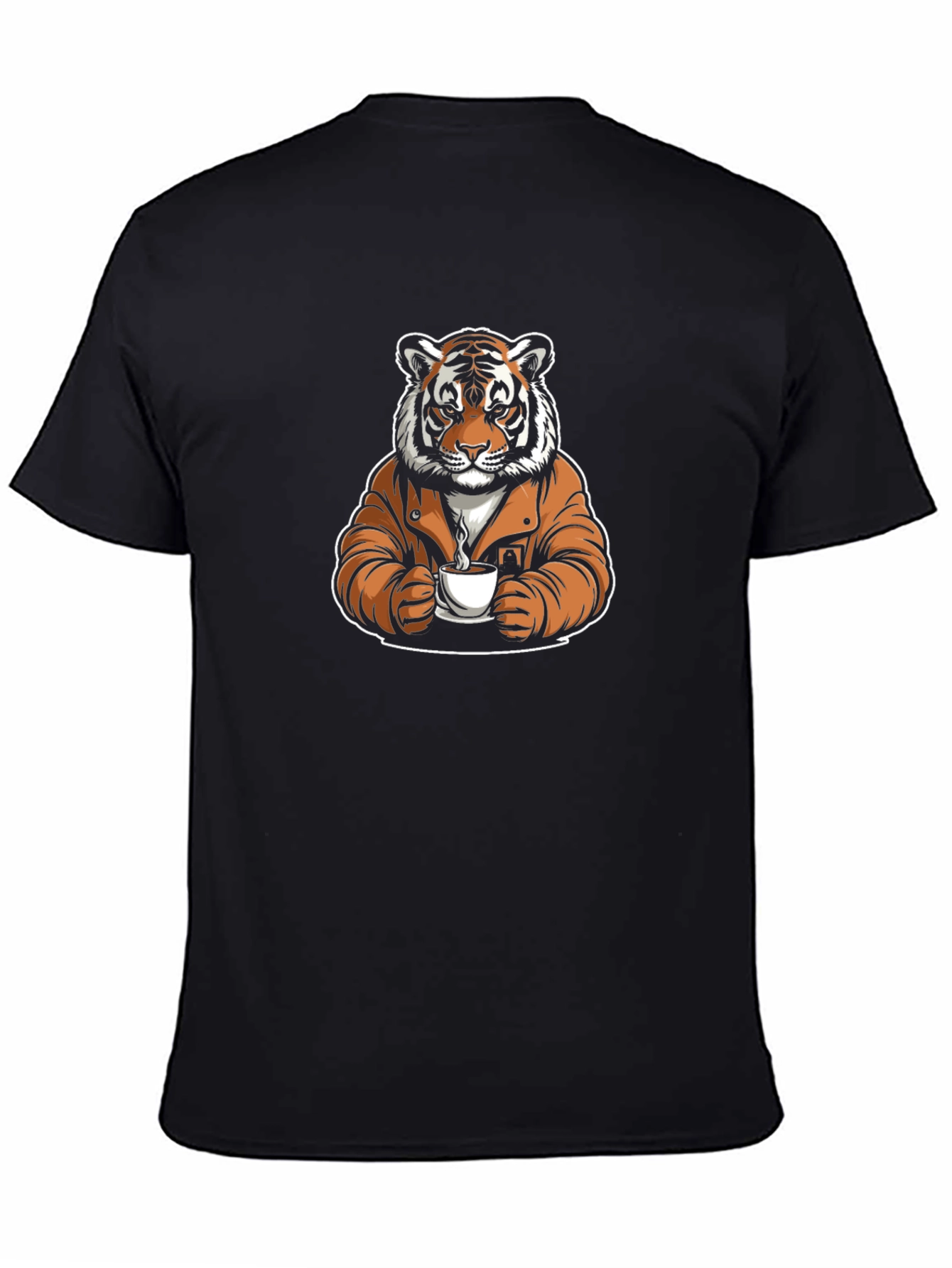 Cool Tiger Coffee Graphic Tee
