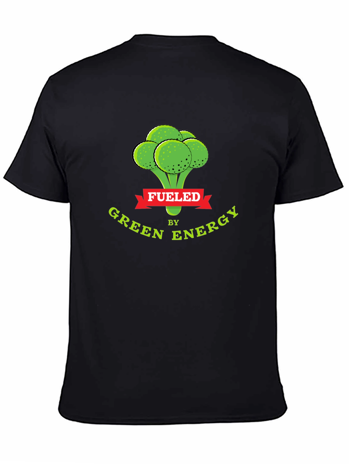 Fueled by Green Energy Black T-Shirt