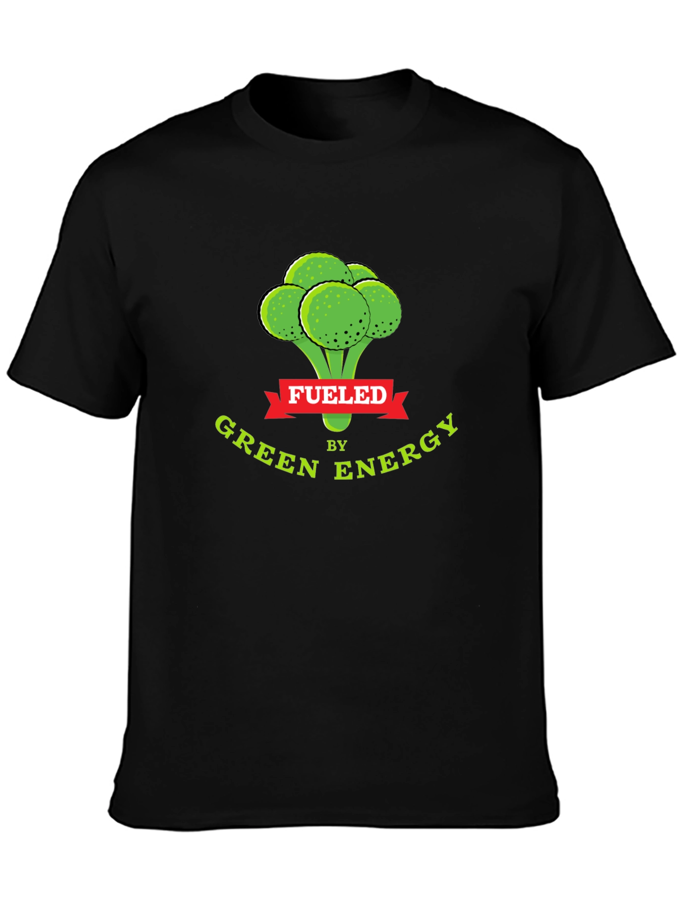 Fueled by Green Energy Black T-Shirt