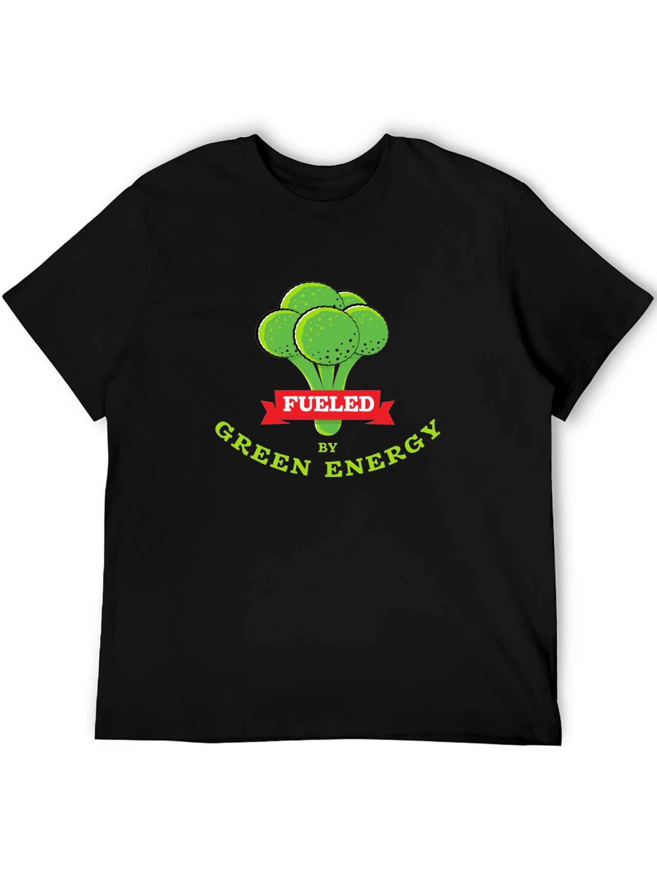 Fueled by Green Energy Black T-Shirt