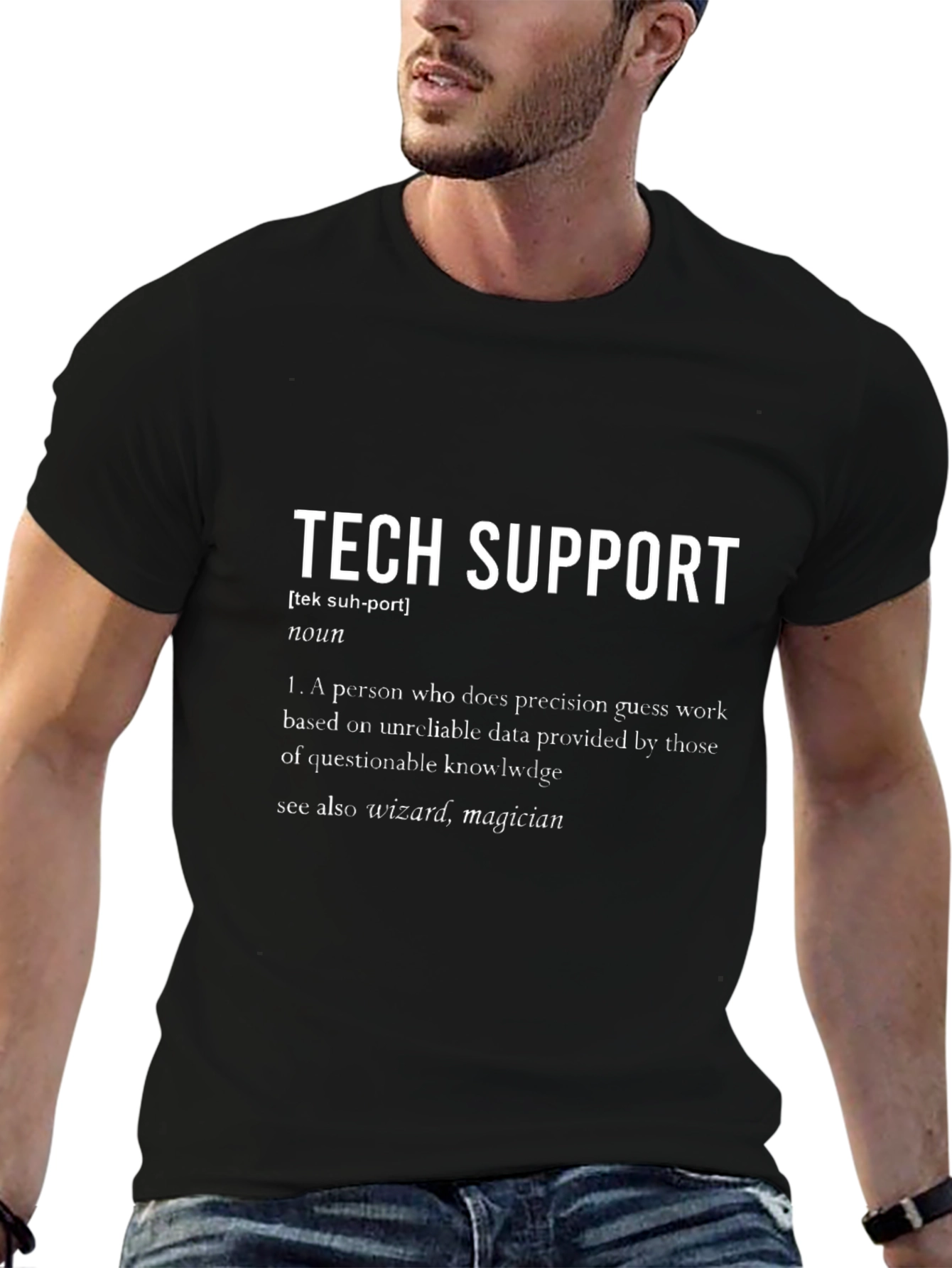 Tech Support Definition T-Shirt - Funny IT Gift
