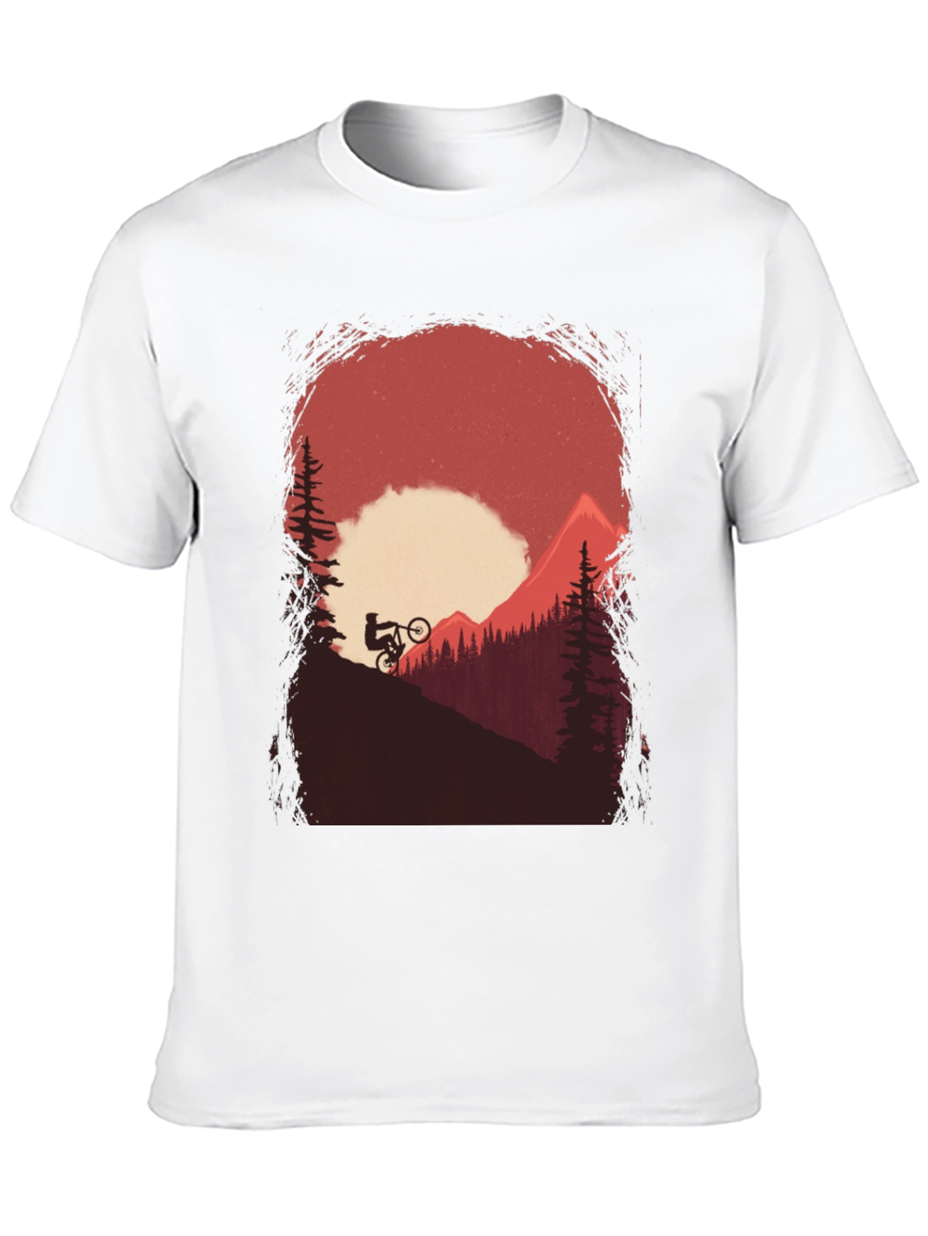 Mountain Biker Graphic Tee - Adventure Awaits