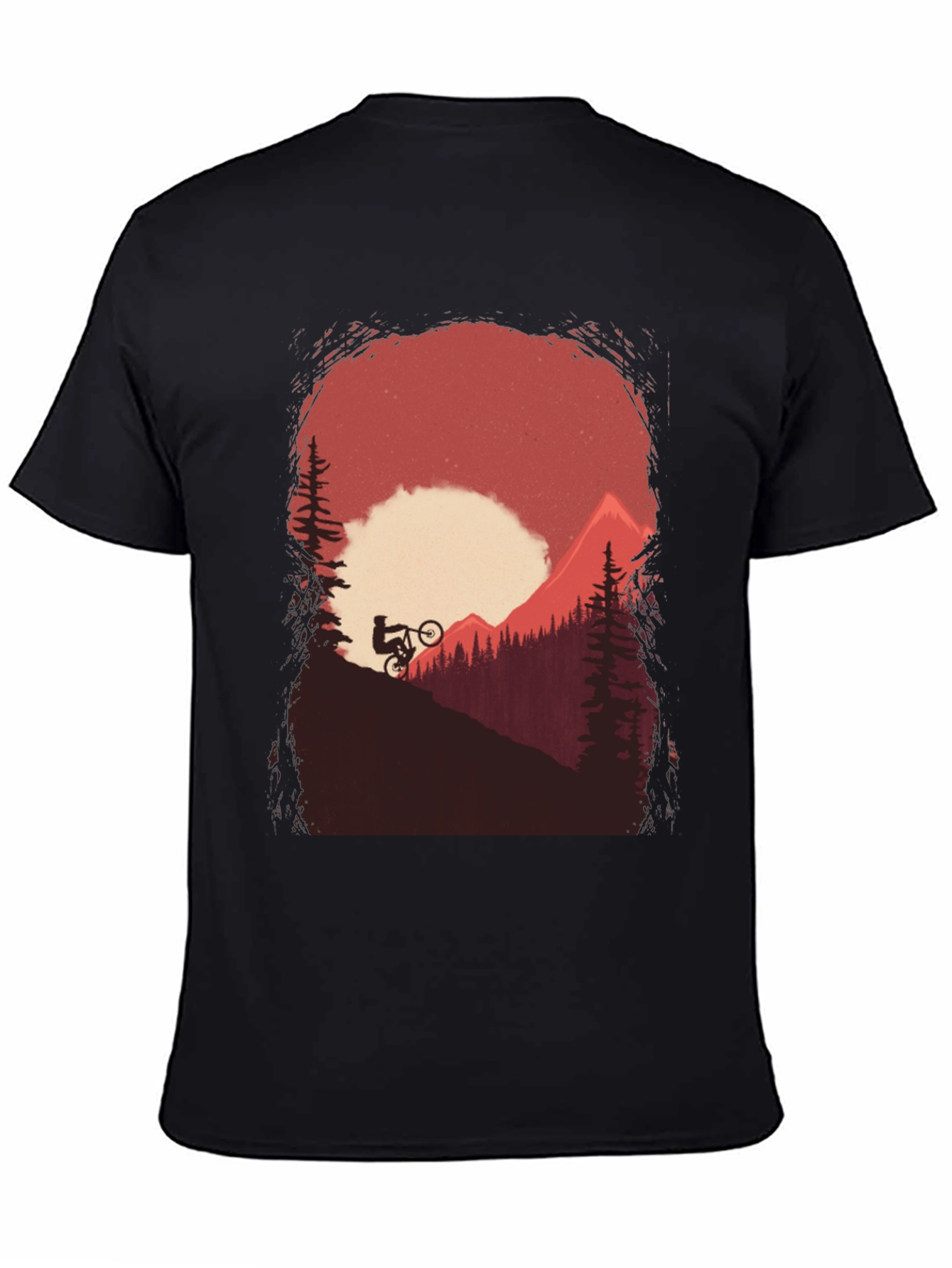 Mountain Biker Graphic Tee - Adventure Awaits