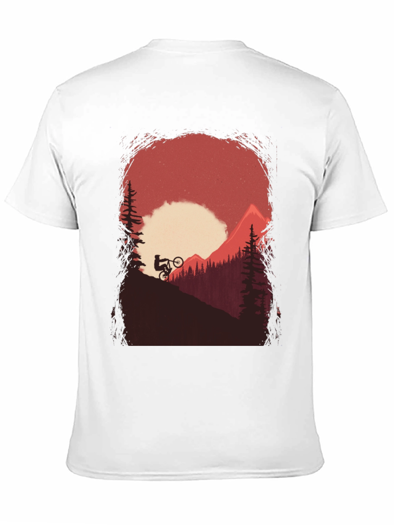 Mountain Biker Graphic Tee - Adventure Awaits