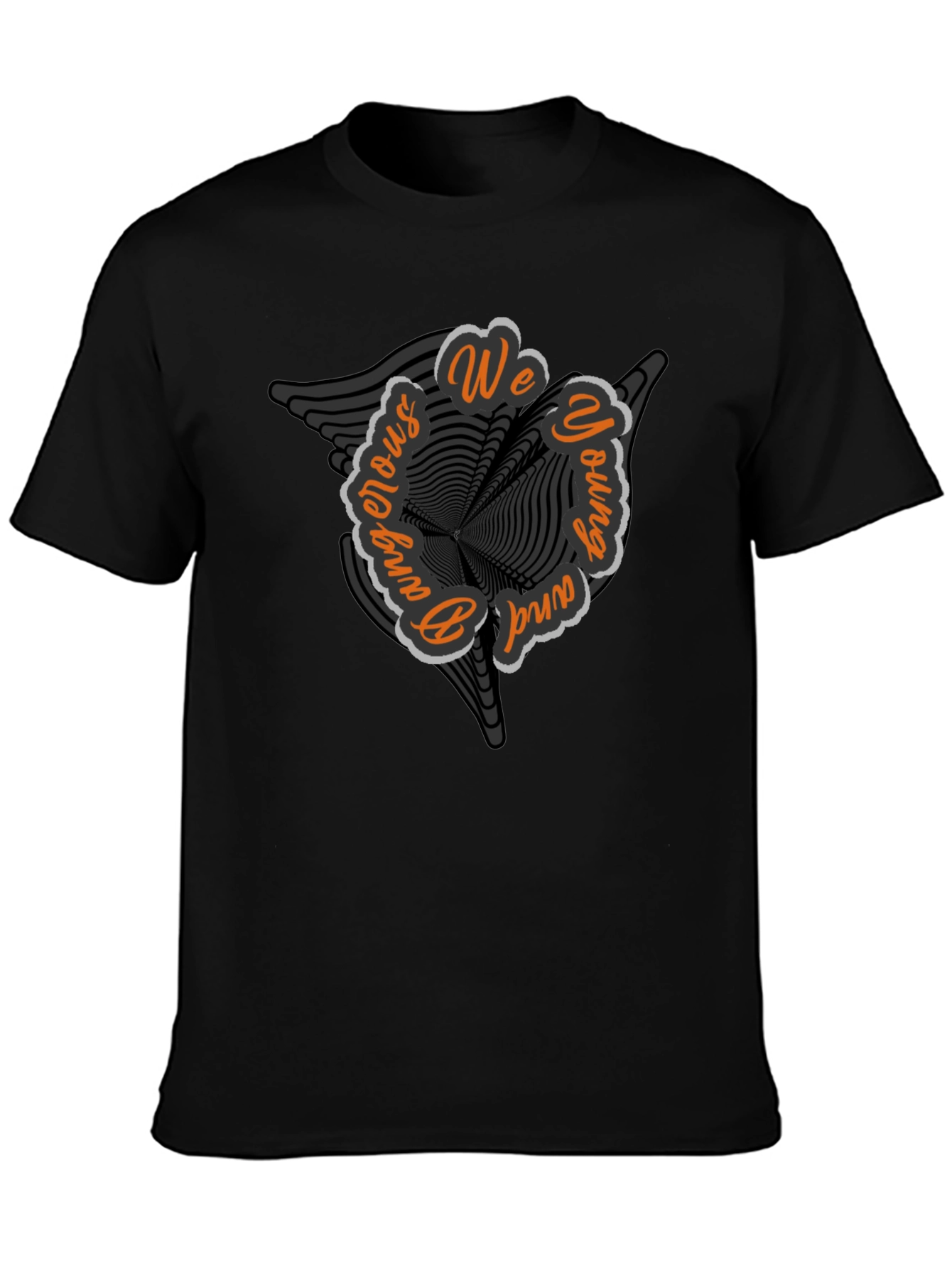 Edgy Graphic Tee - We Young & Dangerous