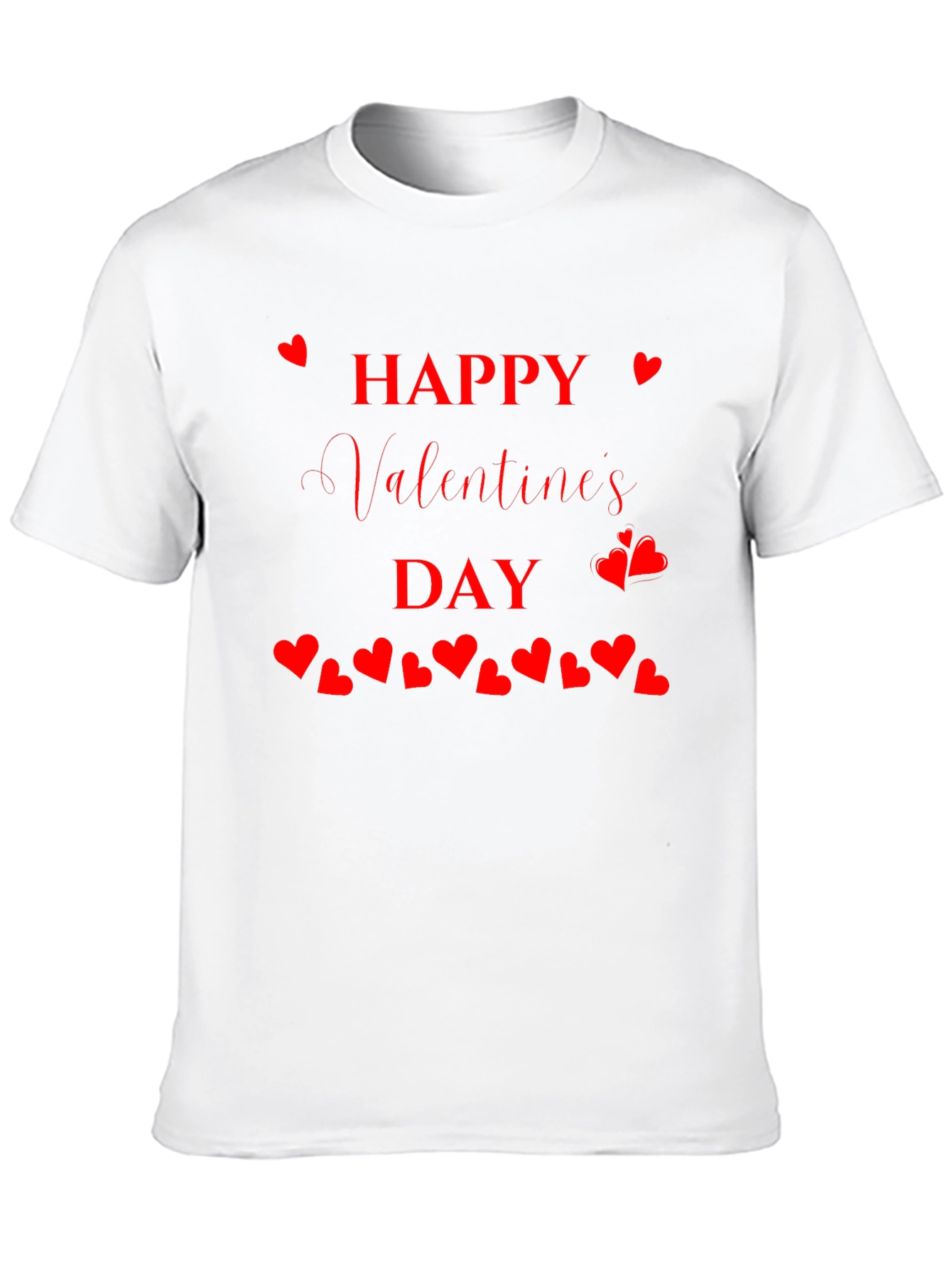 Happy Valentines Day T-Shirt - Heart Design