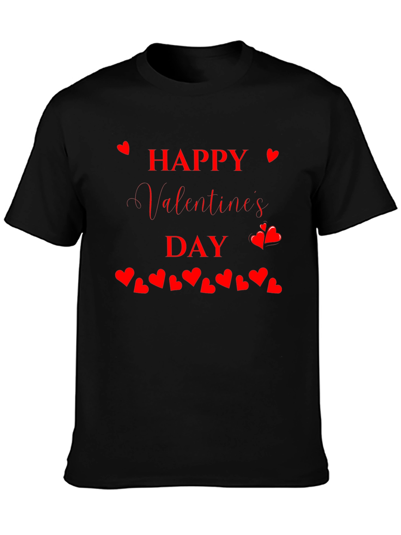 Happy Valentines Day T-Shirt - Heart Design
