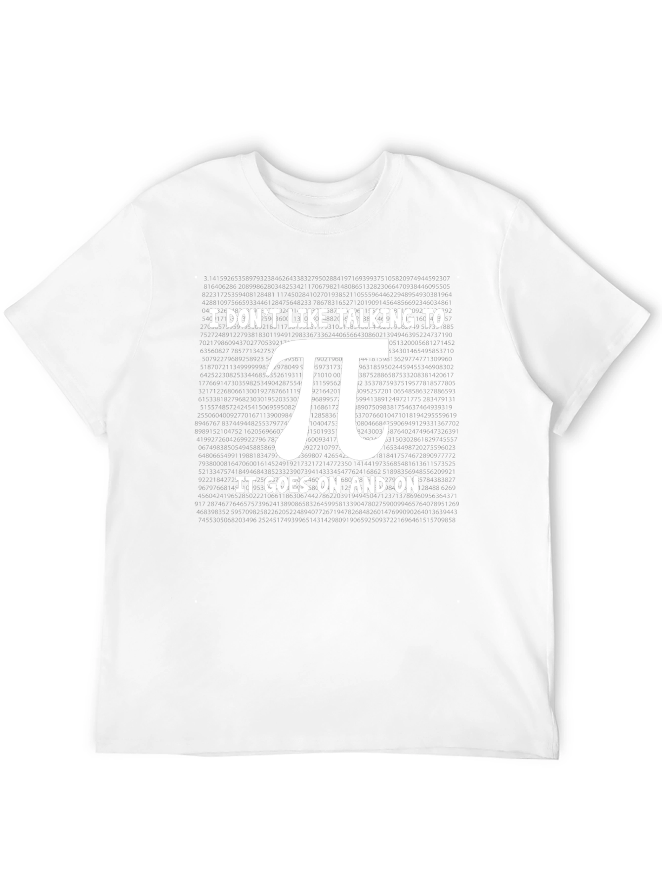Pi Goes On Funny Math T-Shirt