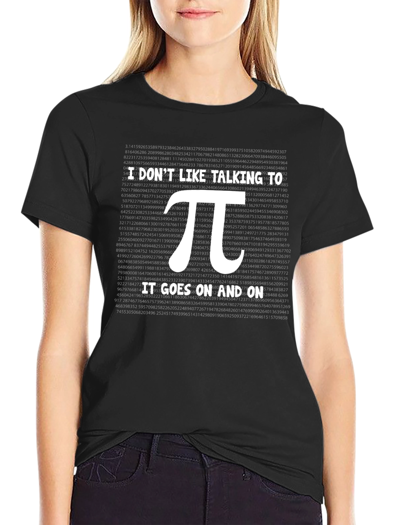 Pi Goes On Funny Math T-Shirt