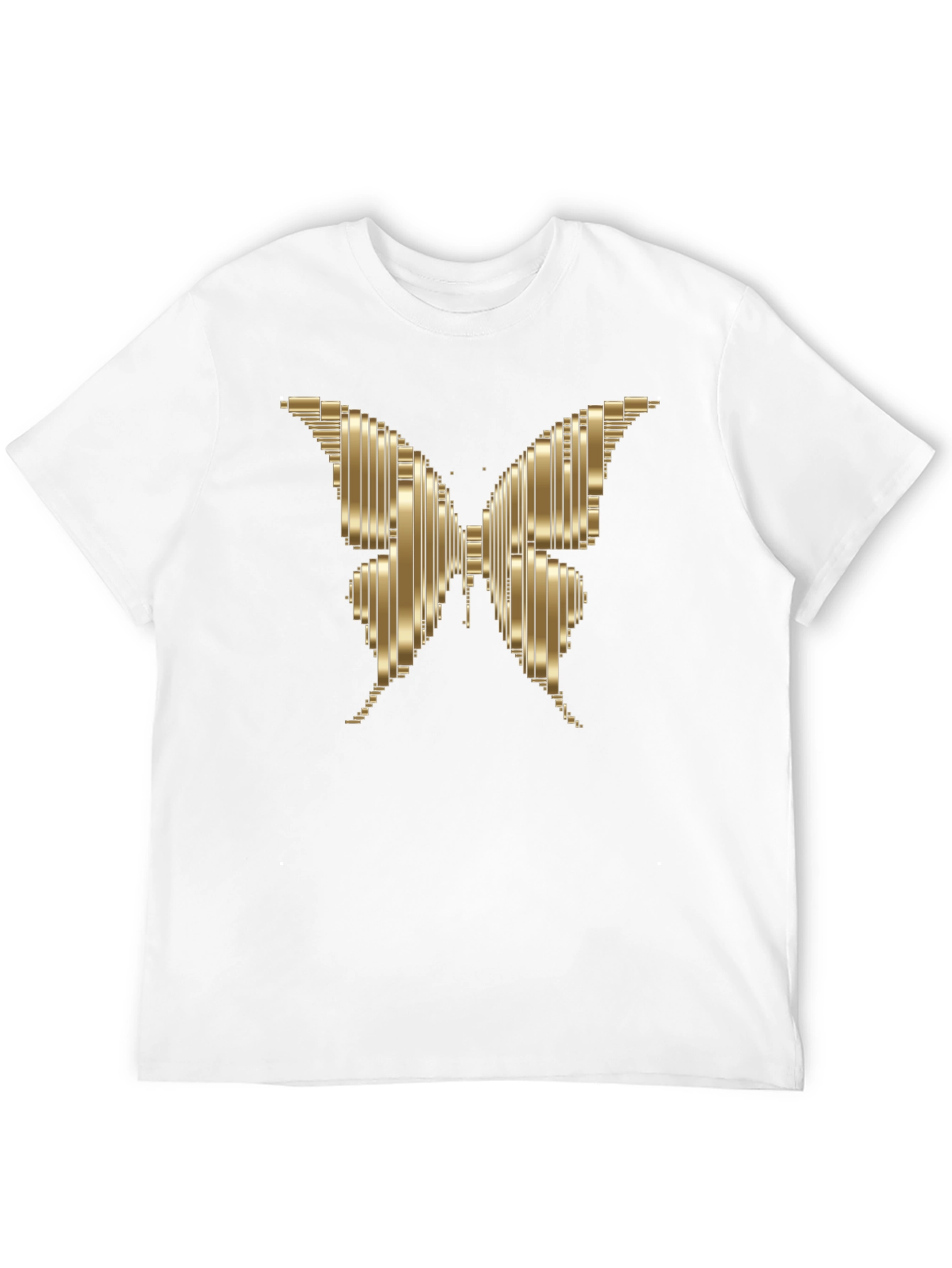 Metallic Butterfly Graphic Tee