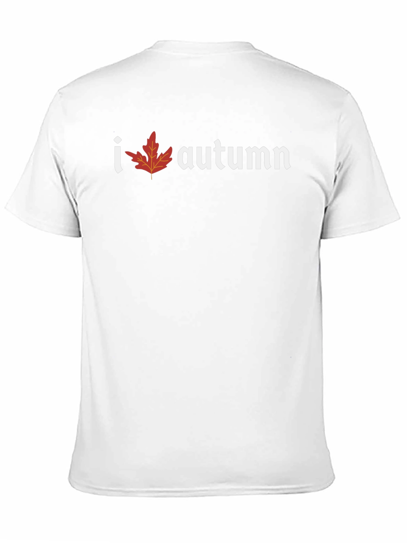 I Heart Autumn Graphic T-Shirt - Black