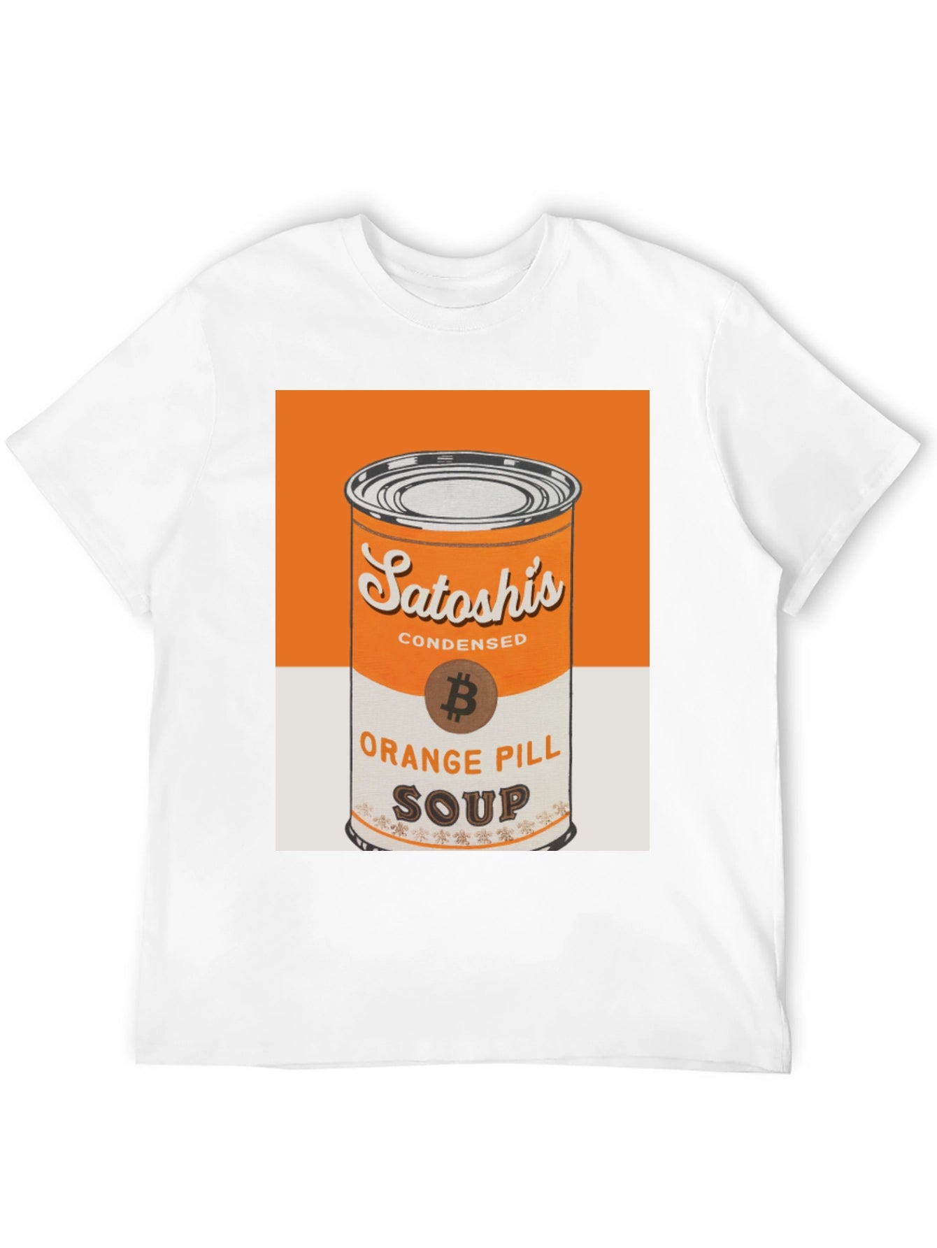 Satoshis Orange Pill Soup T-Shirt