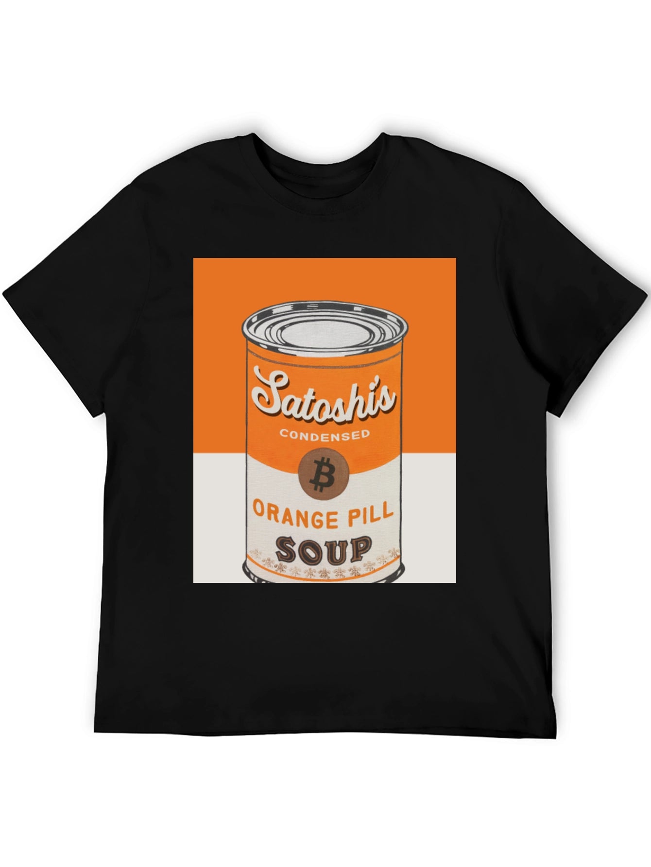 Satoshis Orange Pill Soup T-Shirt