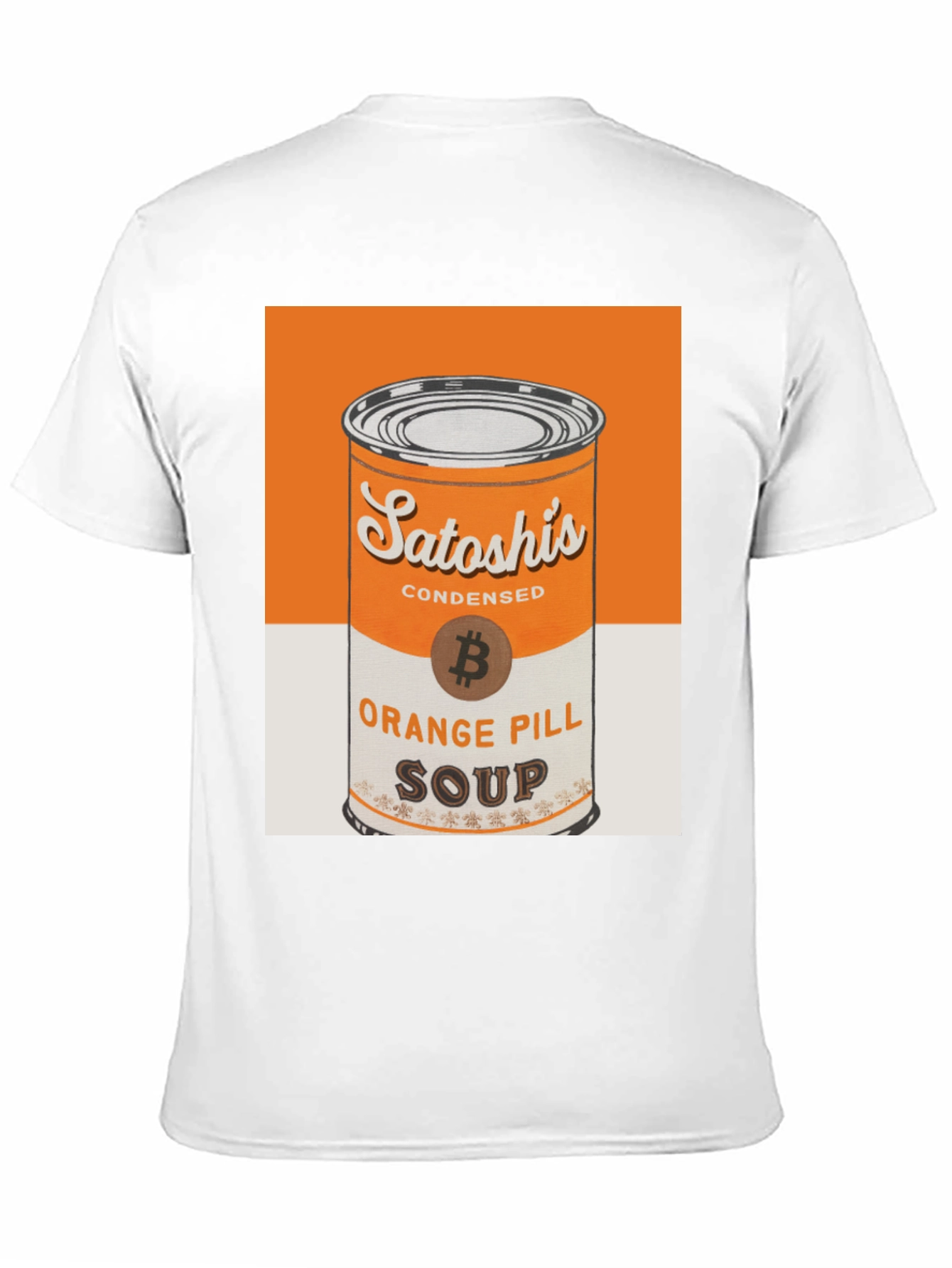 Satoshis Orange Pill Soup T-Shirt