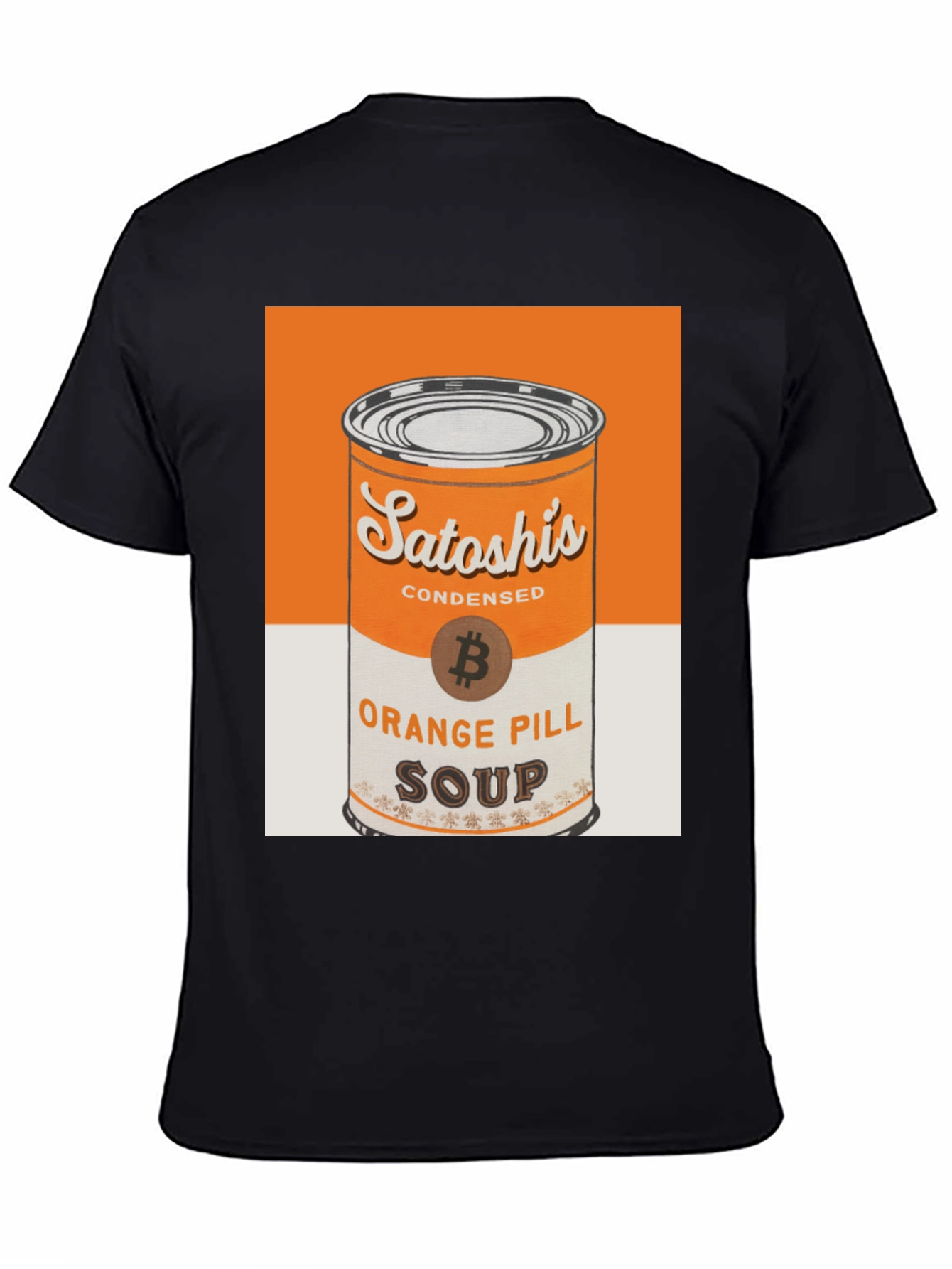 Satoshis Orange Pill Soup T-Shirt