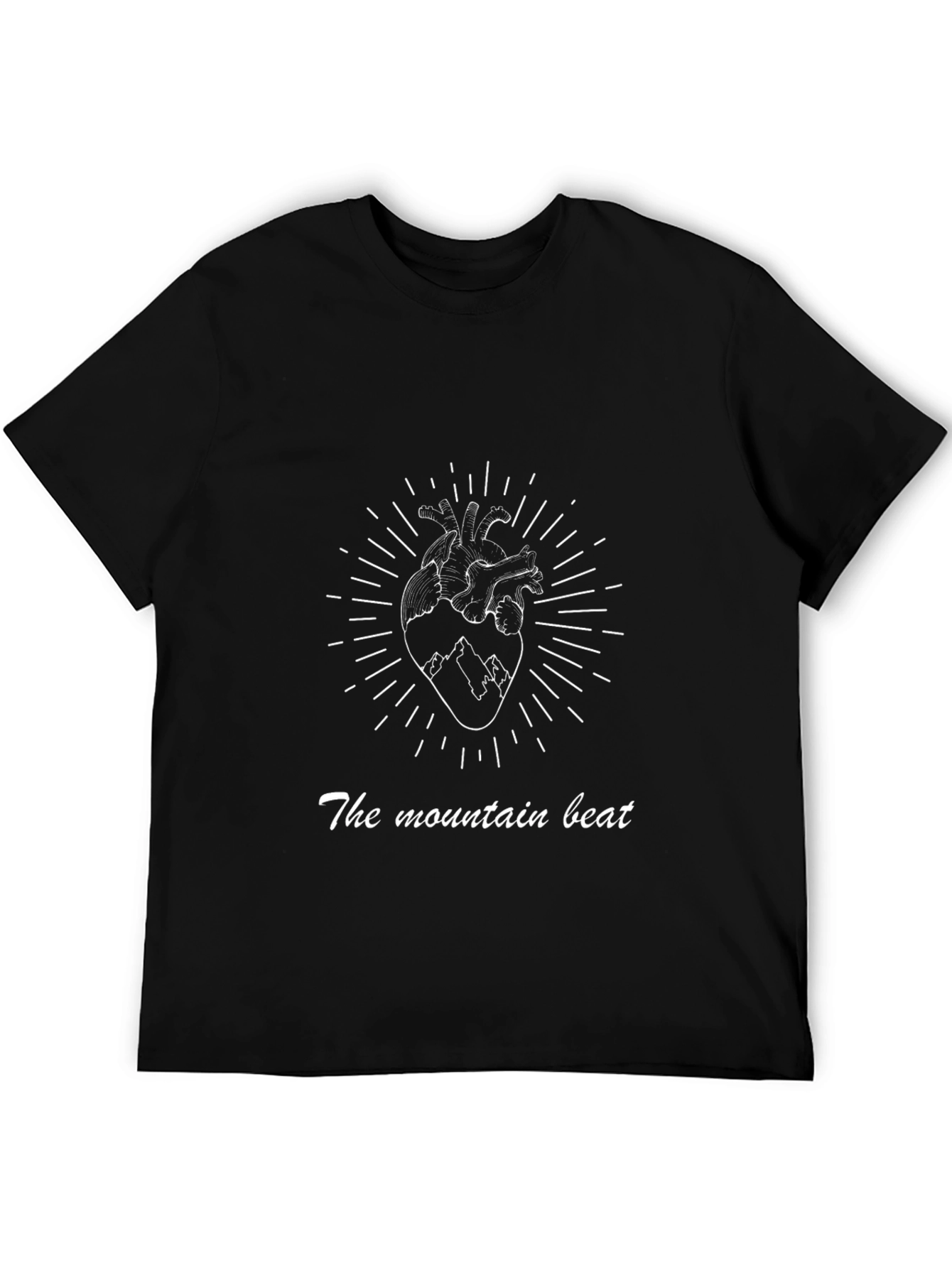 The Mountain Beat Graphic Tee - Black
