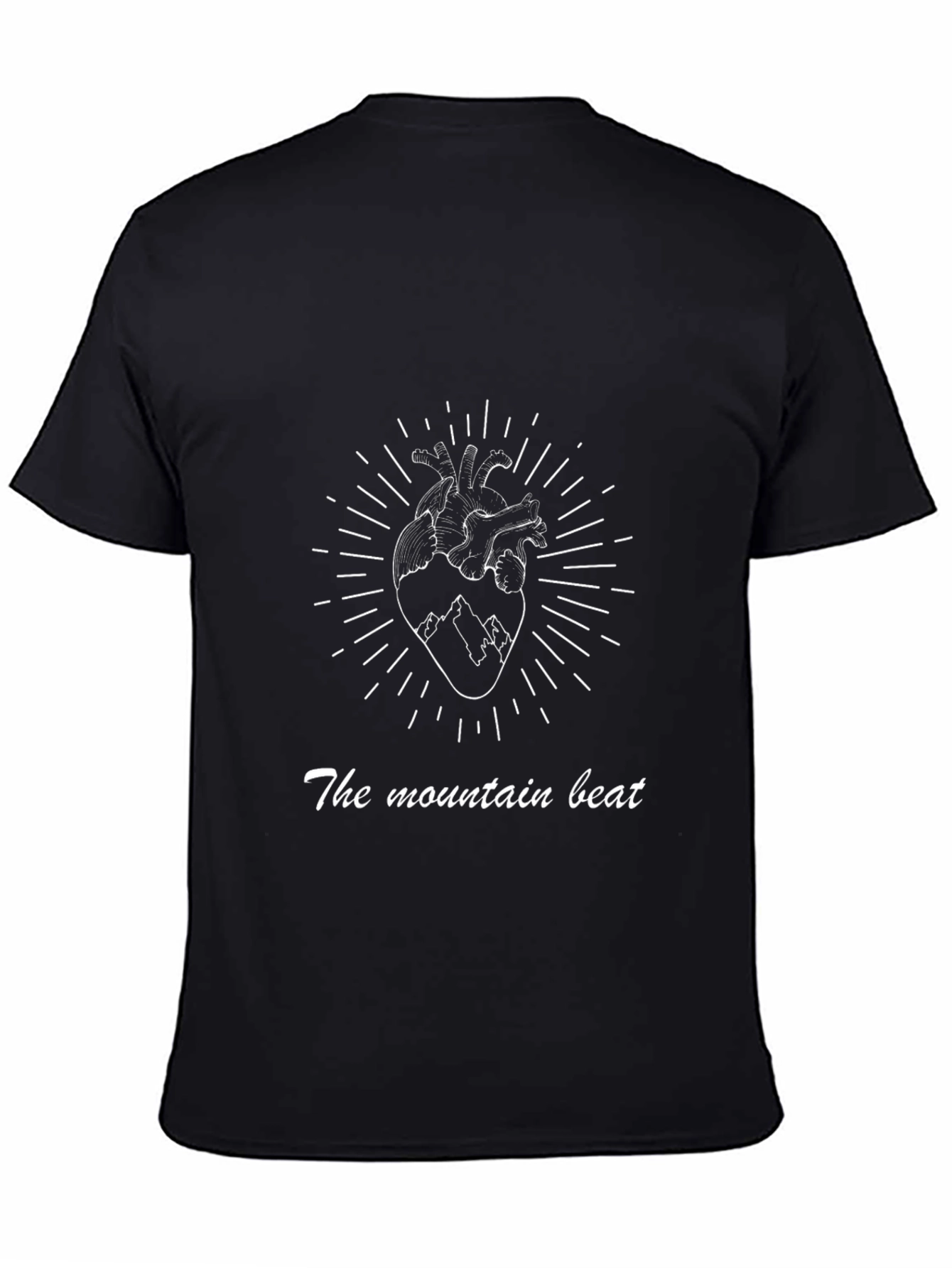 The Mountain Beat Graphic Tee - Black