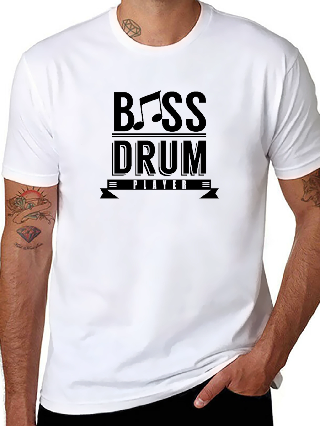Bass Drum Player T-Shirt - Musician Tee