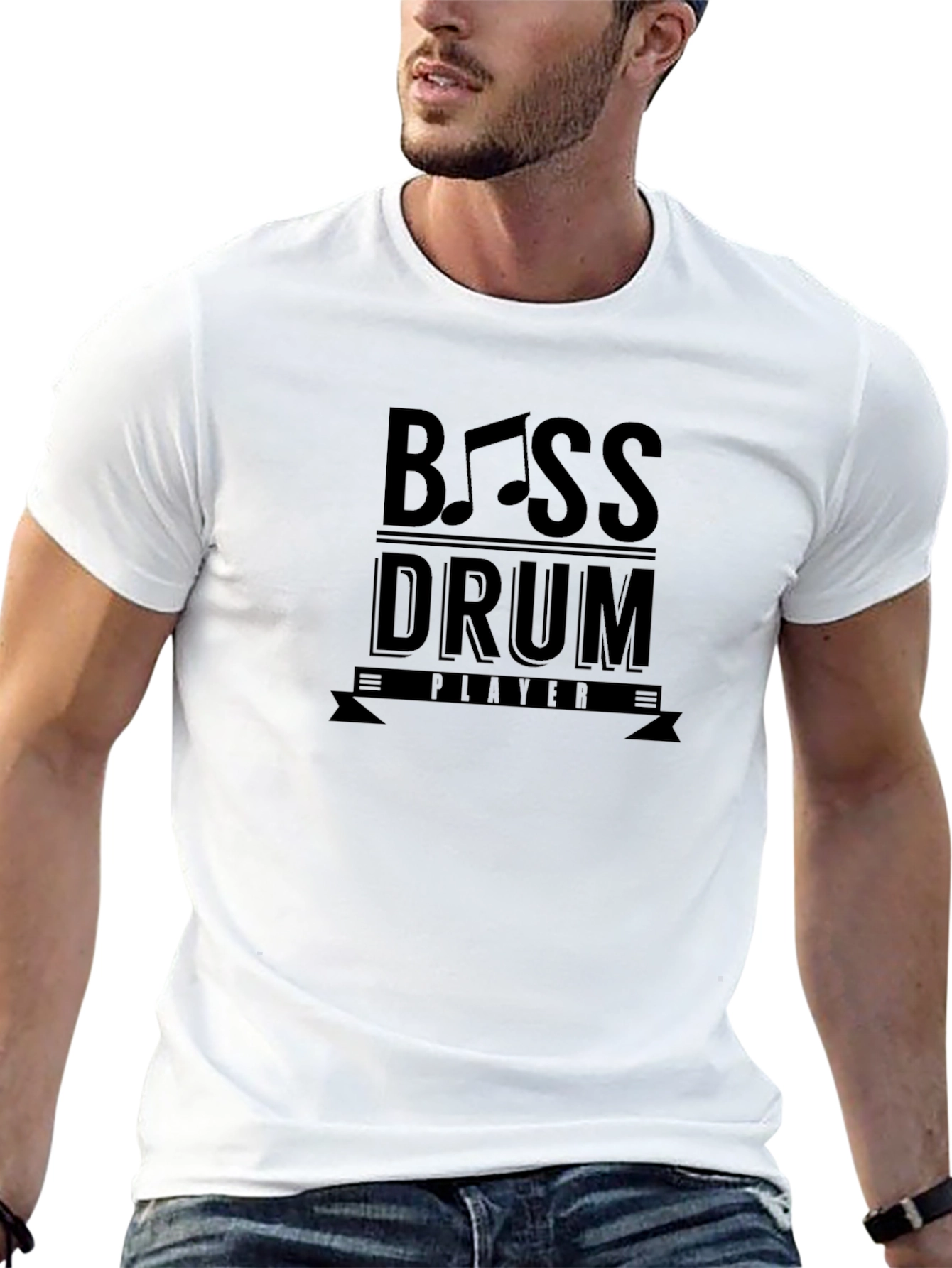 Bass Drum Player T-Shirt - Musician Tee