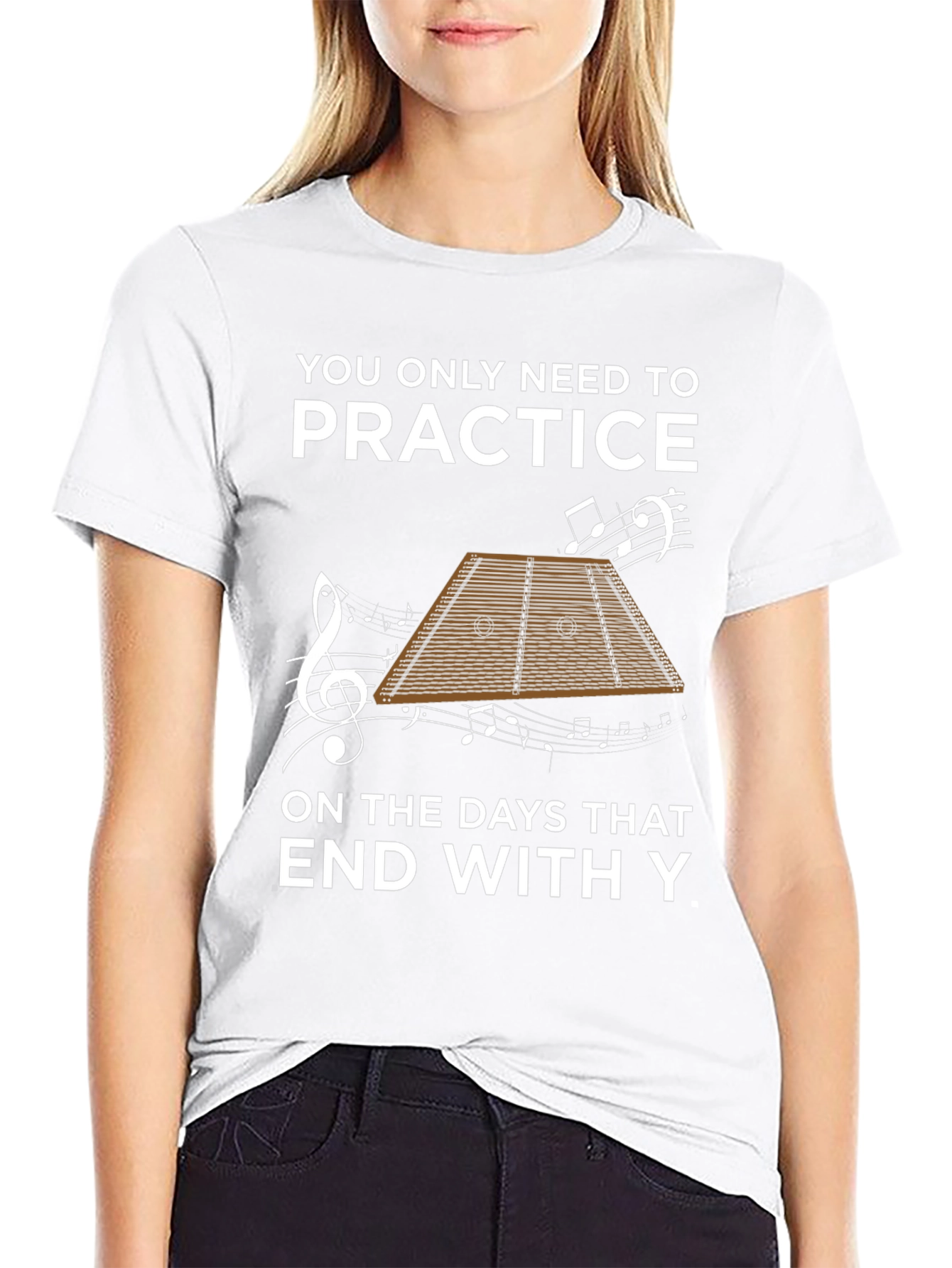 Practice Dulcimer T-Shirt - Music Lover Tee