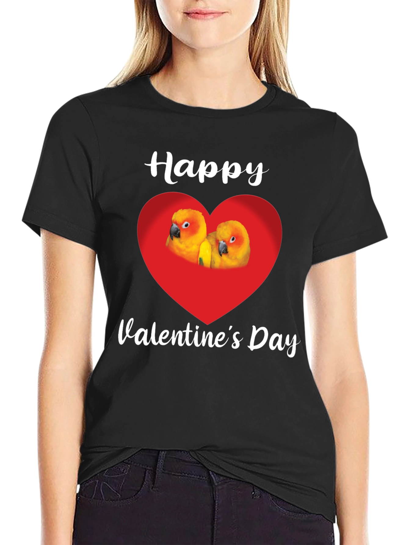 Happy Valentines Day Birds T-Shirt
