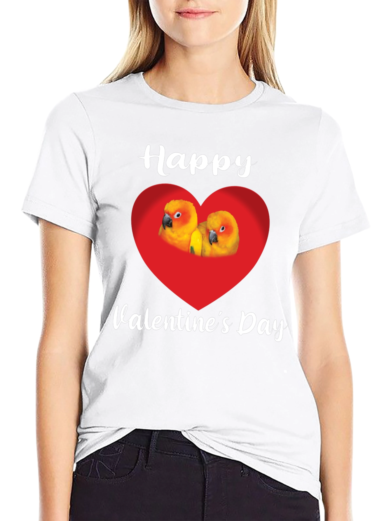 Happy Valentines Day Birds T-Shirt