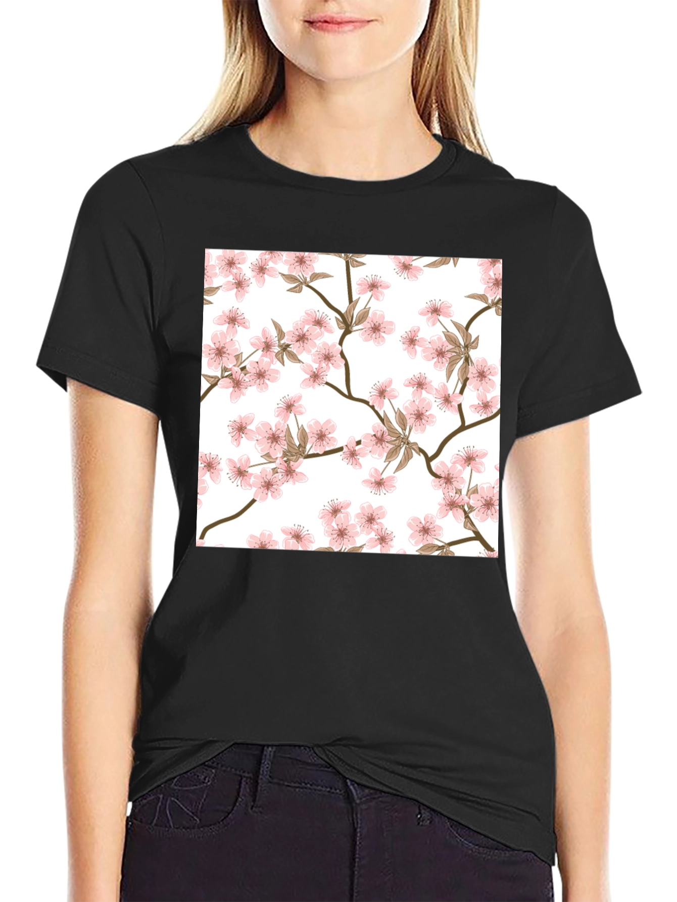 Cherry Blossom T-Shirt - Floral Design