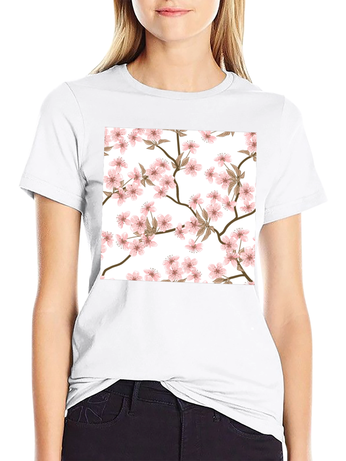 Cherry Blossom T-Shirt - Floral Design