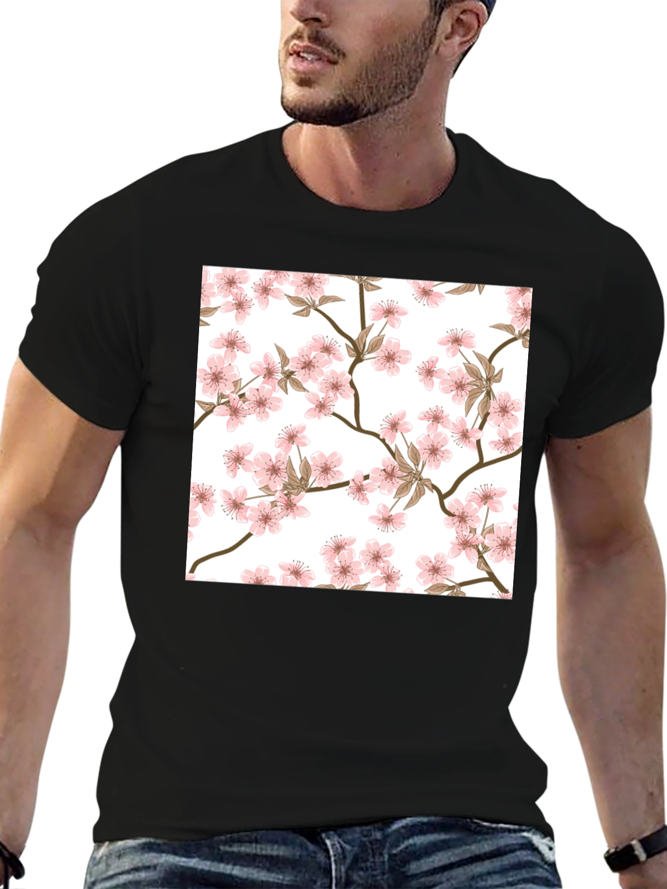 Cherry Blossom T-Shirt - Floral Design