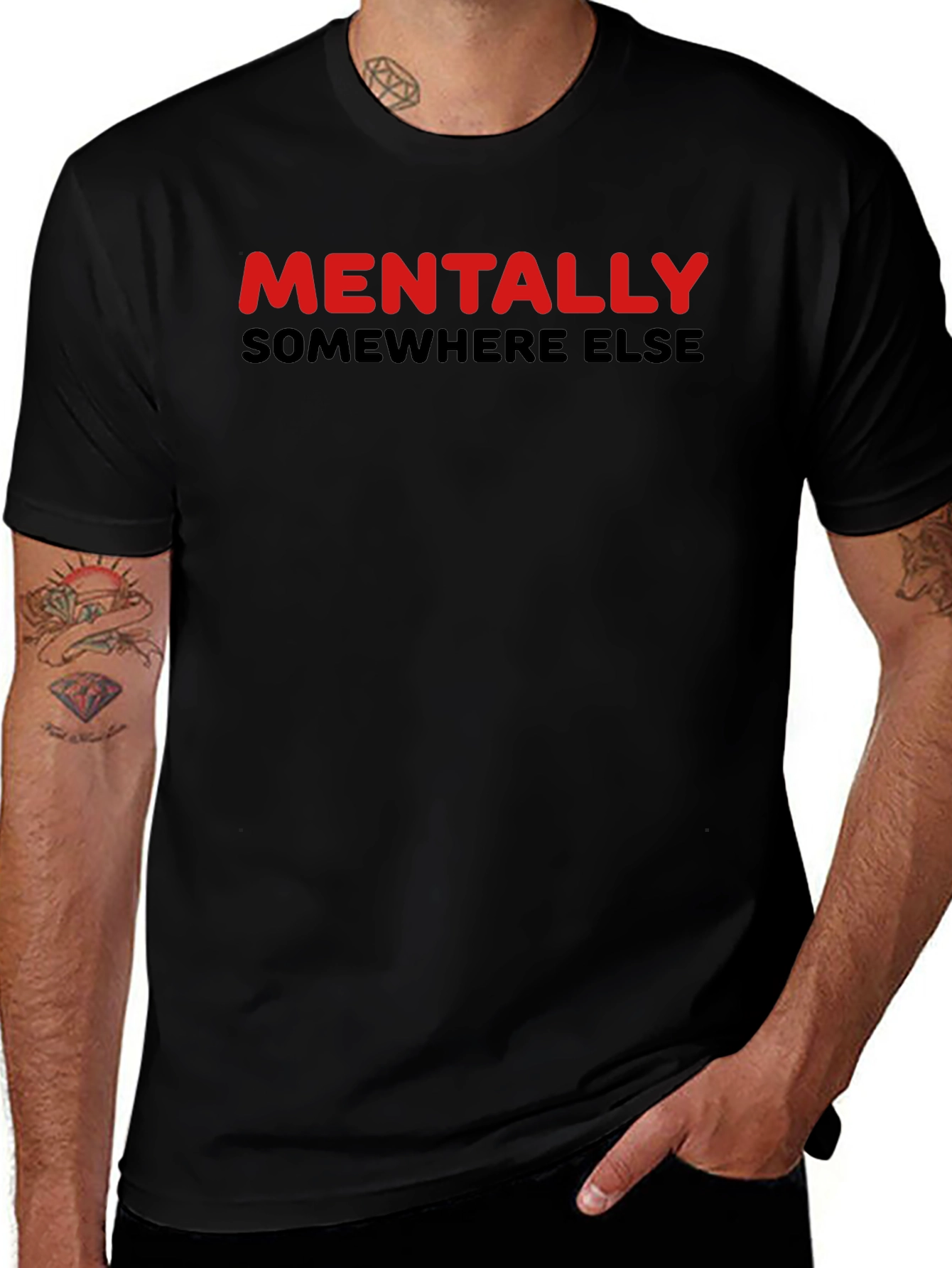 Mentally Somewhere Else Graphic Tee