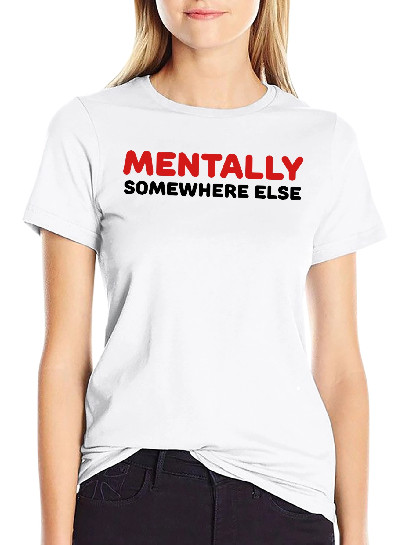 Mentally Somewhere Else Graphic Tee