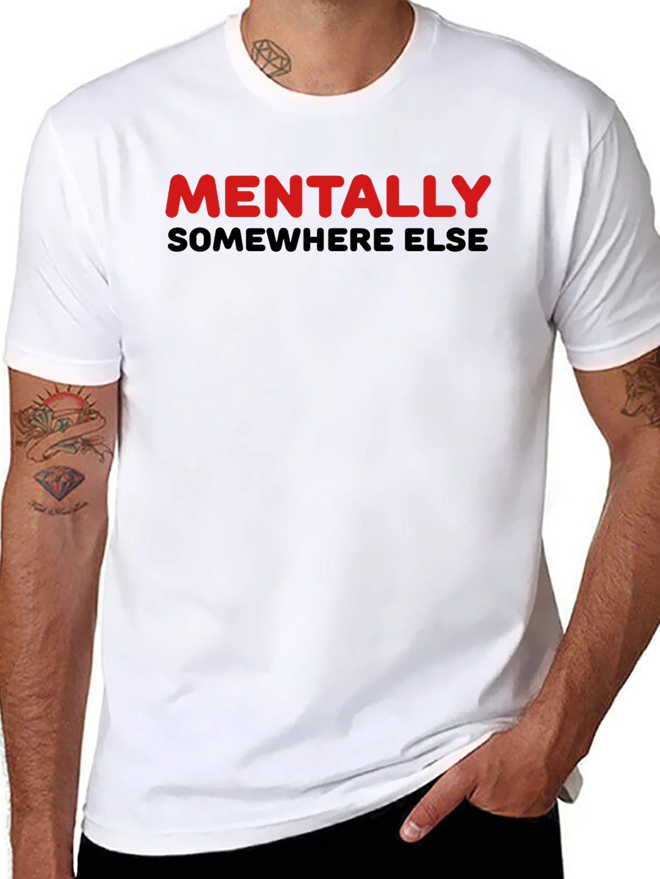 Mentally Somewhere Else Graphic Tee