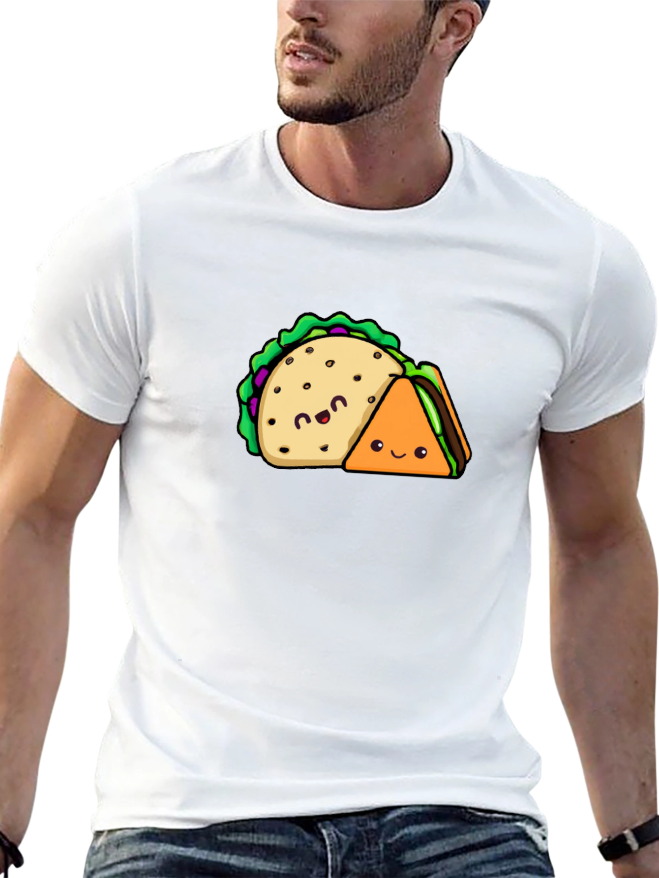 Taco & Sandwich T-Shirt - Cute Foodie Tee