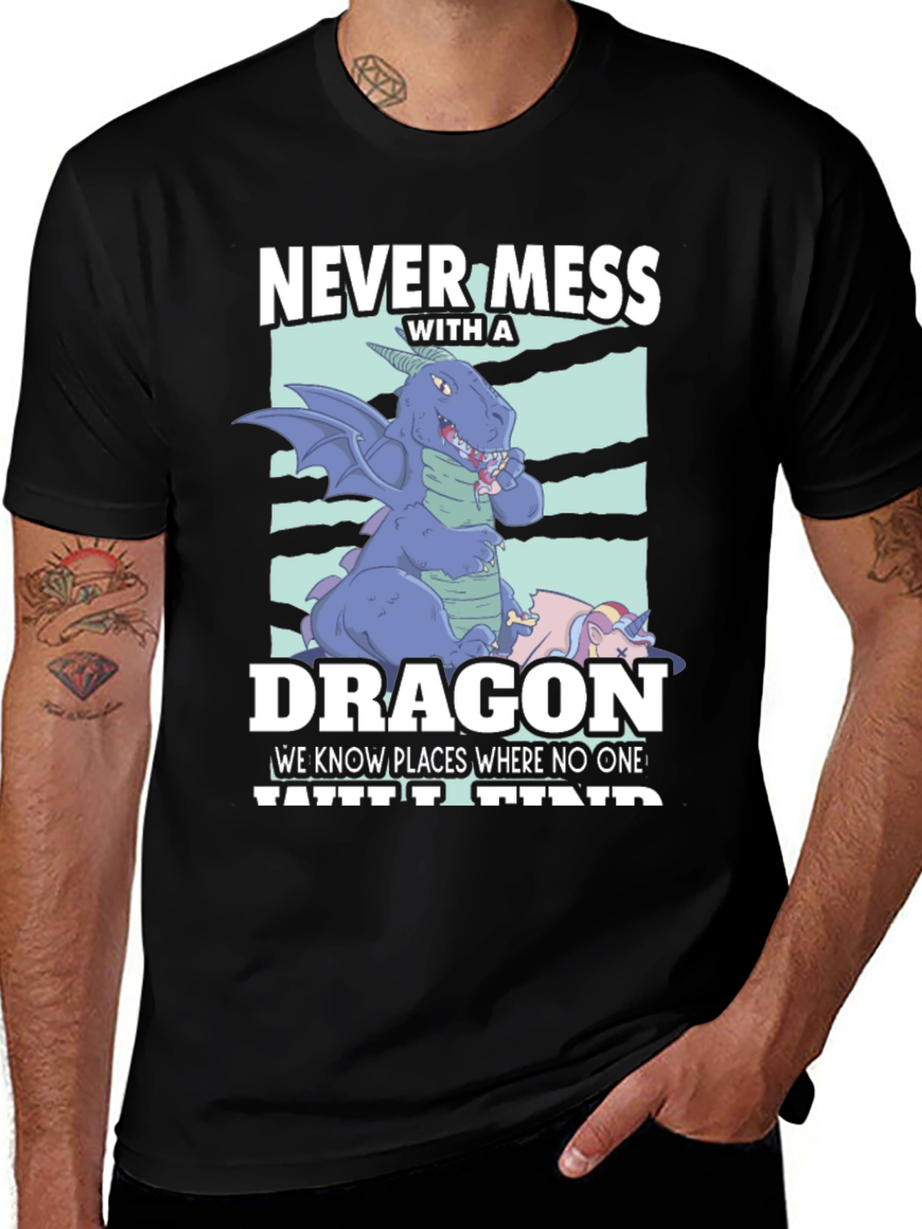 Never Mess with a Dragon T-Shirt