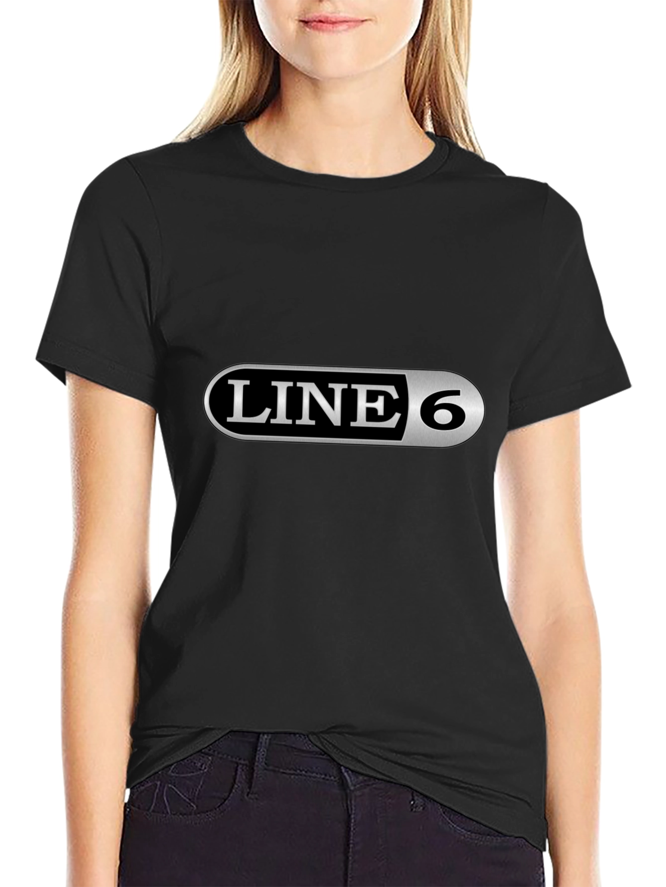 Line 6 Black T-Shirt - Musician Apparel