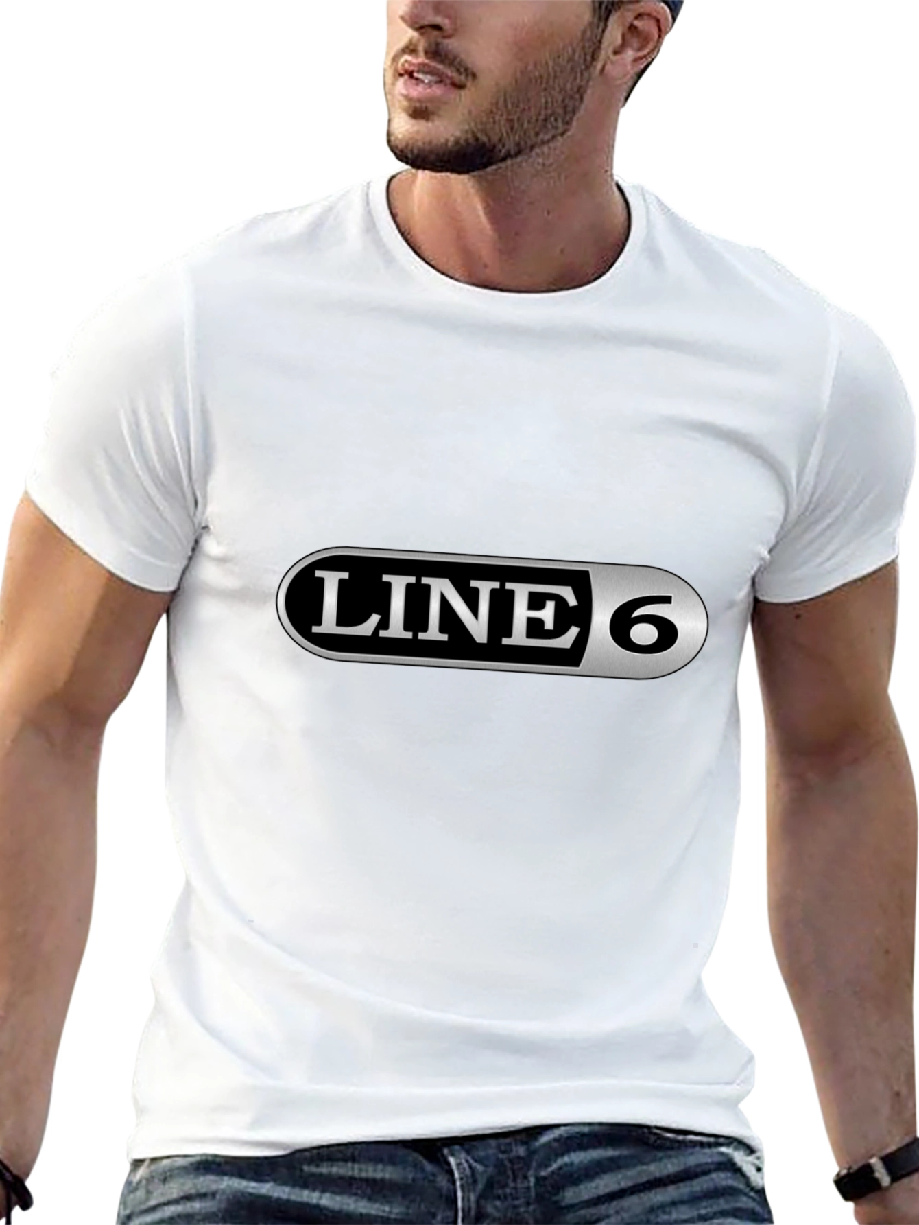 Line 6 Black T-Shirt - Musician Apparel